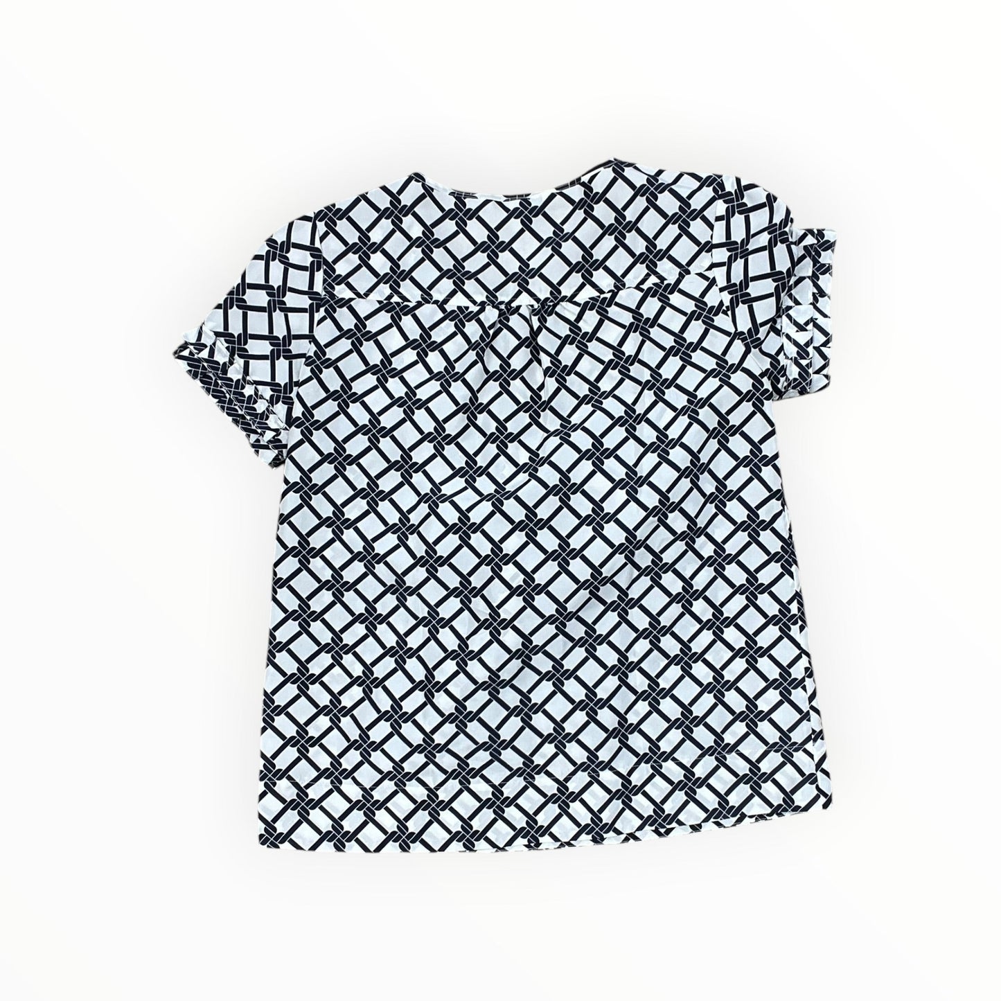 Top Ss By Banana Republic In Brown & Cream, Size:Xs