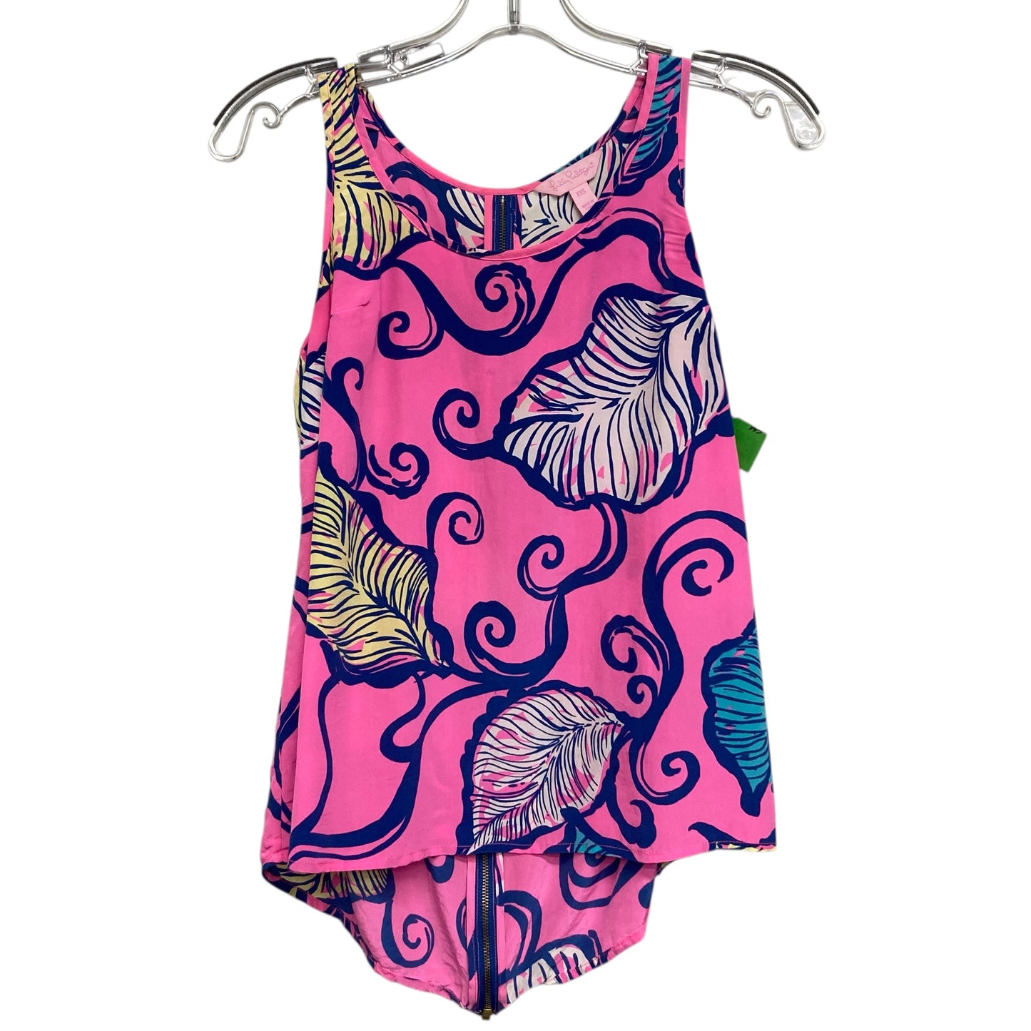 Top Sleeveless Designer By Lilly Pulitzer In Pink, Size:Xxs