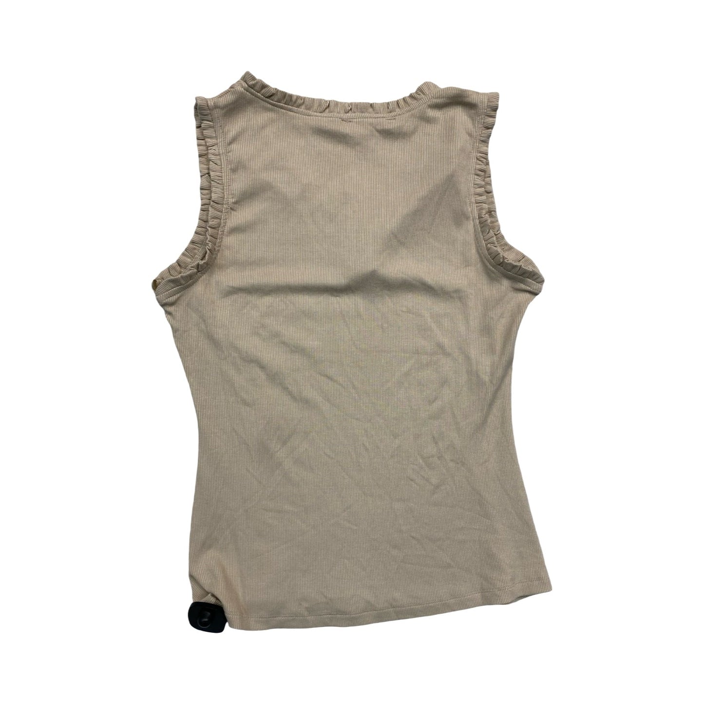Top Sleeveless By Doe & Rae In Tan, Size:M