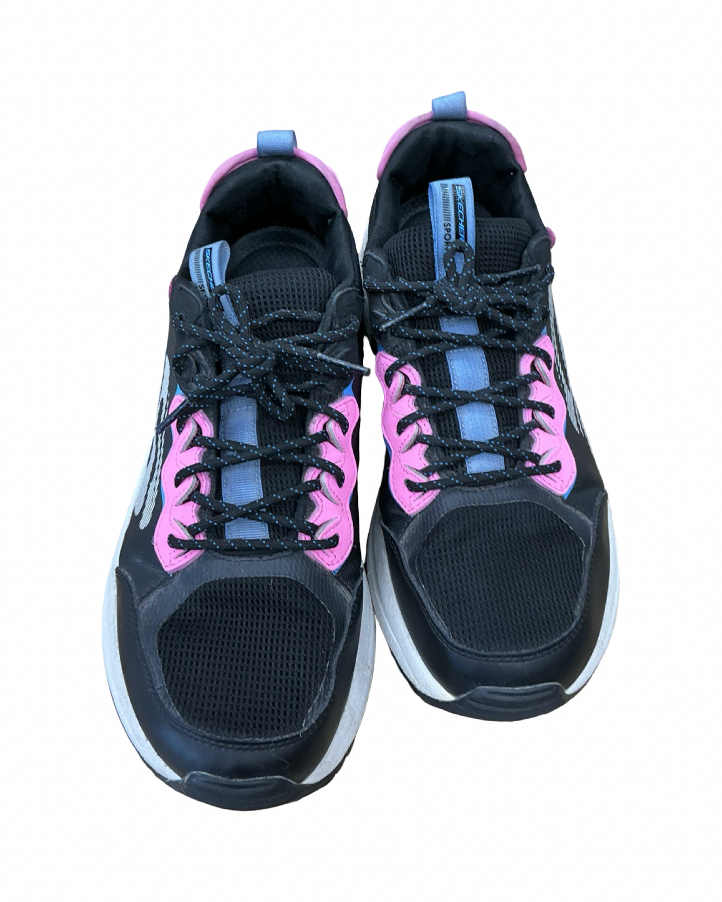 Shoes Athletic By Skechers In Black & Pink, Size:10