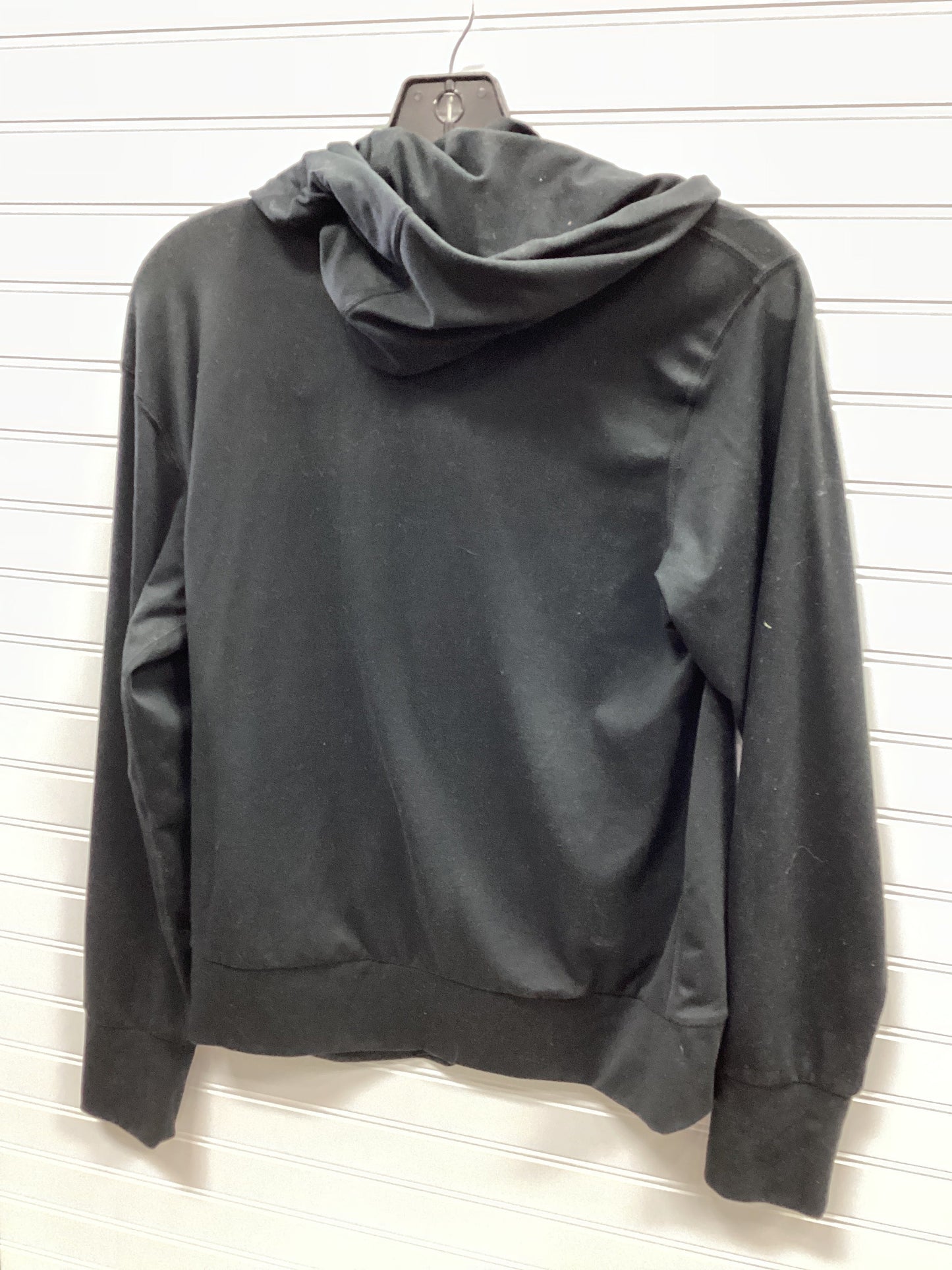 Athletic Top Ls Hoodie By Quince In Black, Size:S