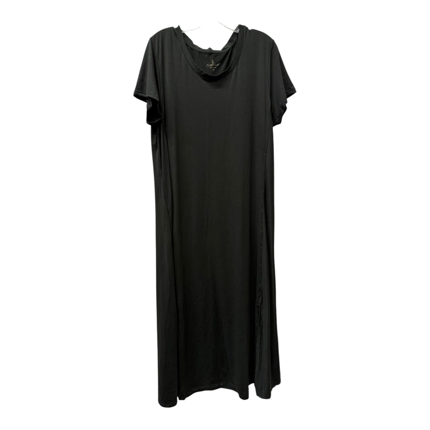 Dress Casual Maxi By Cuddl Duds In Black, Size:1X