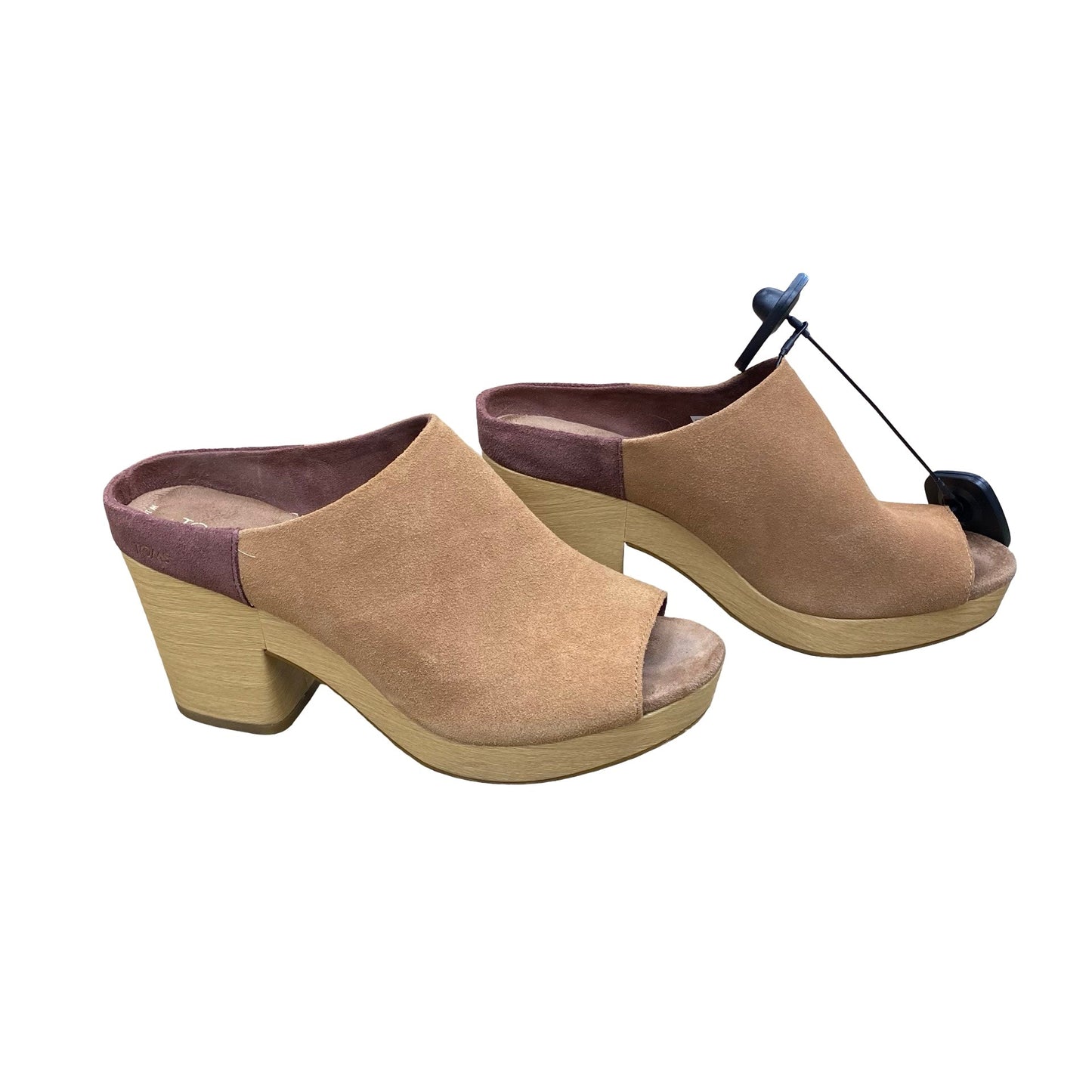 Shoes Heels Block By Toms In Brown, Size:10