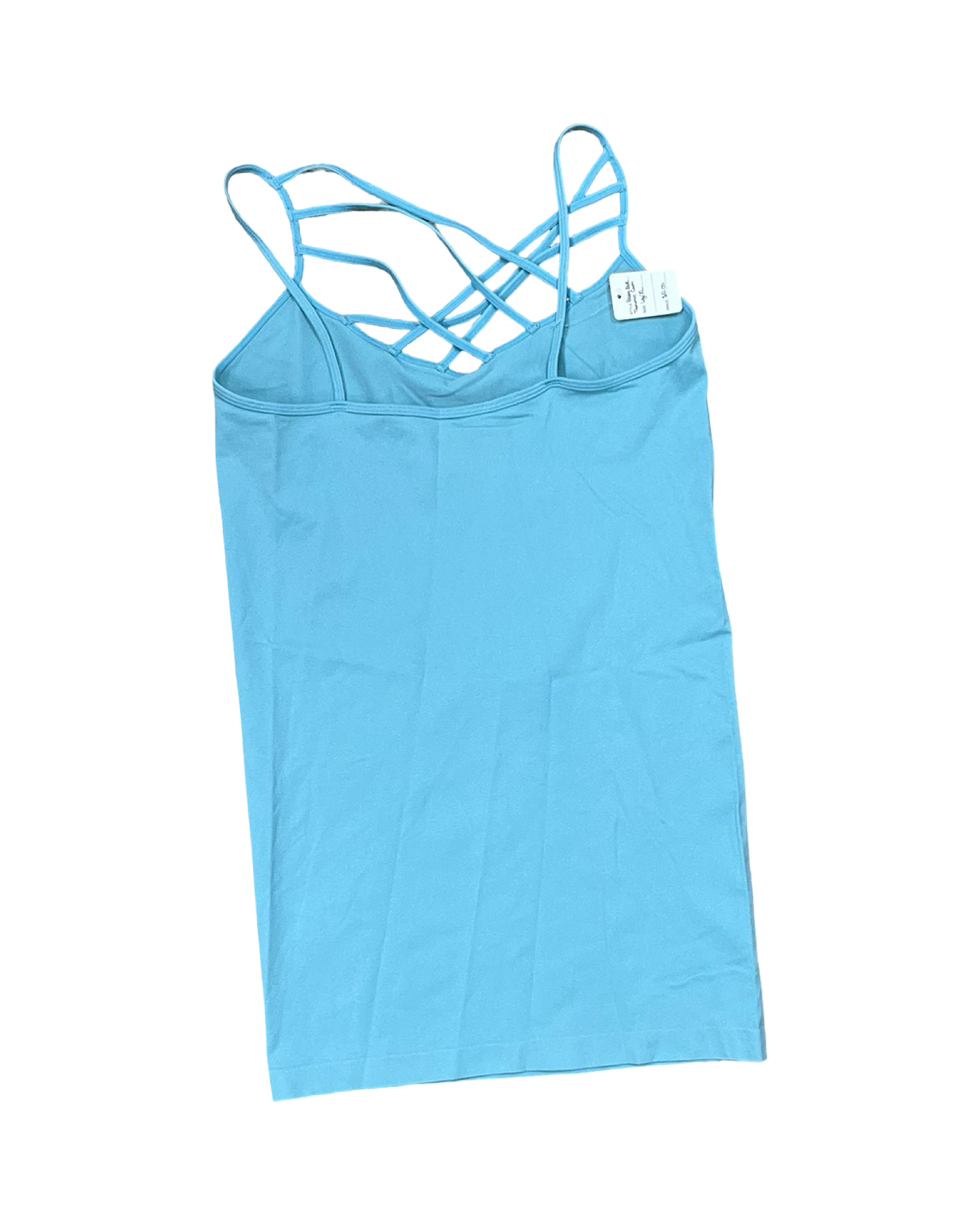 Athletic Tank Top By Zenana Outfitters In Teal, Size:L