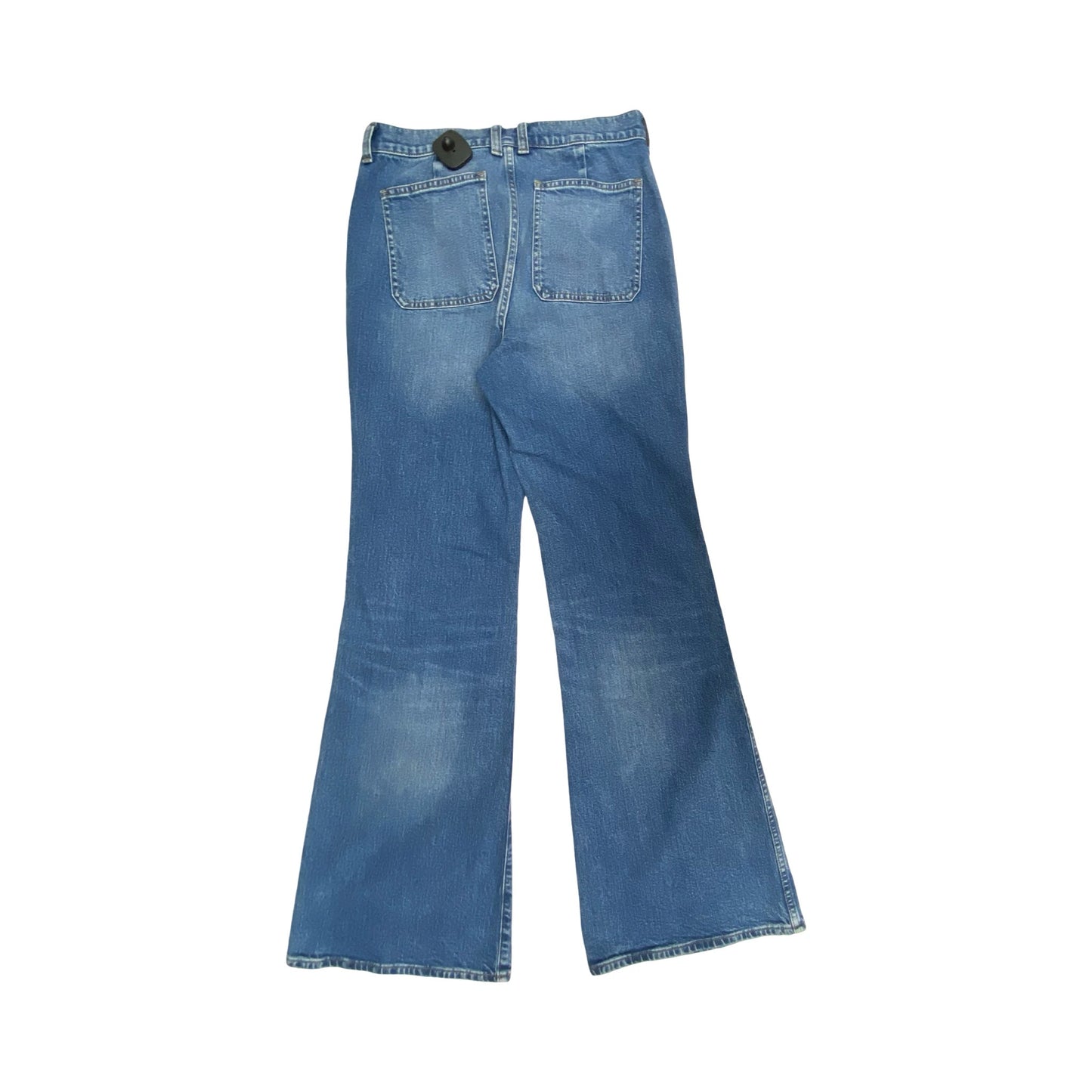 Jeans Flared By J. Crew In Blue Denim, Size:4