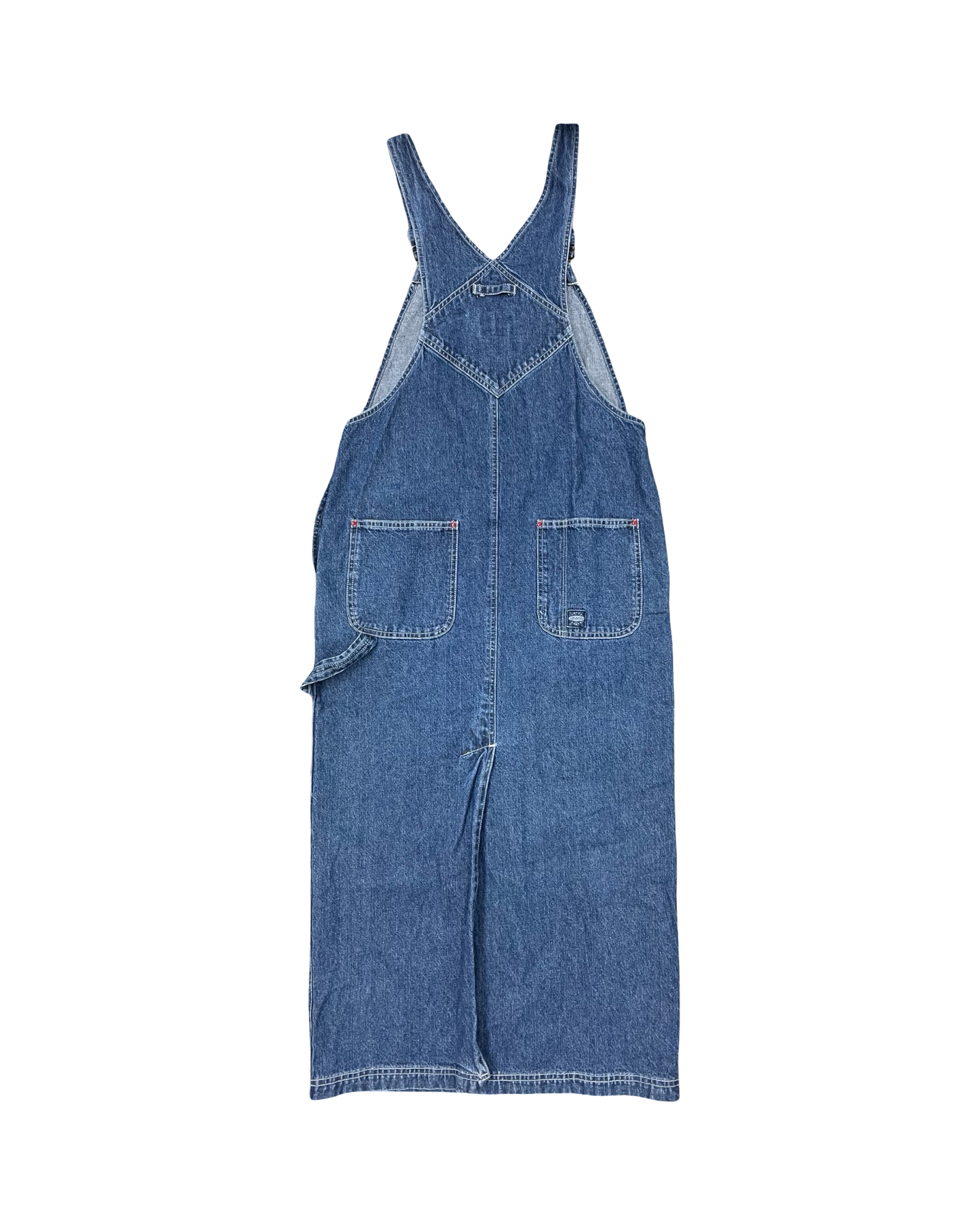 Dress Casual Maxi By Crazy Horse In Blue Denim, Size:4
