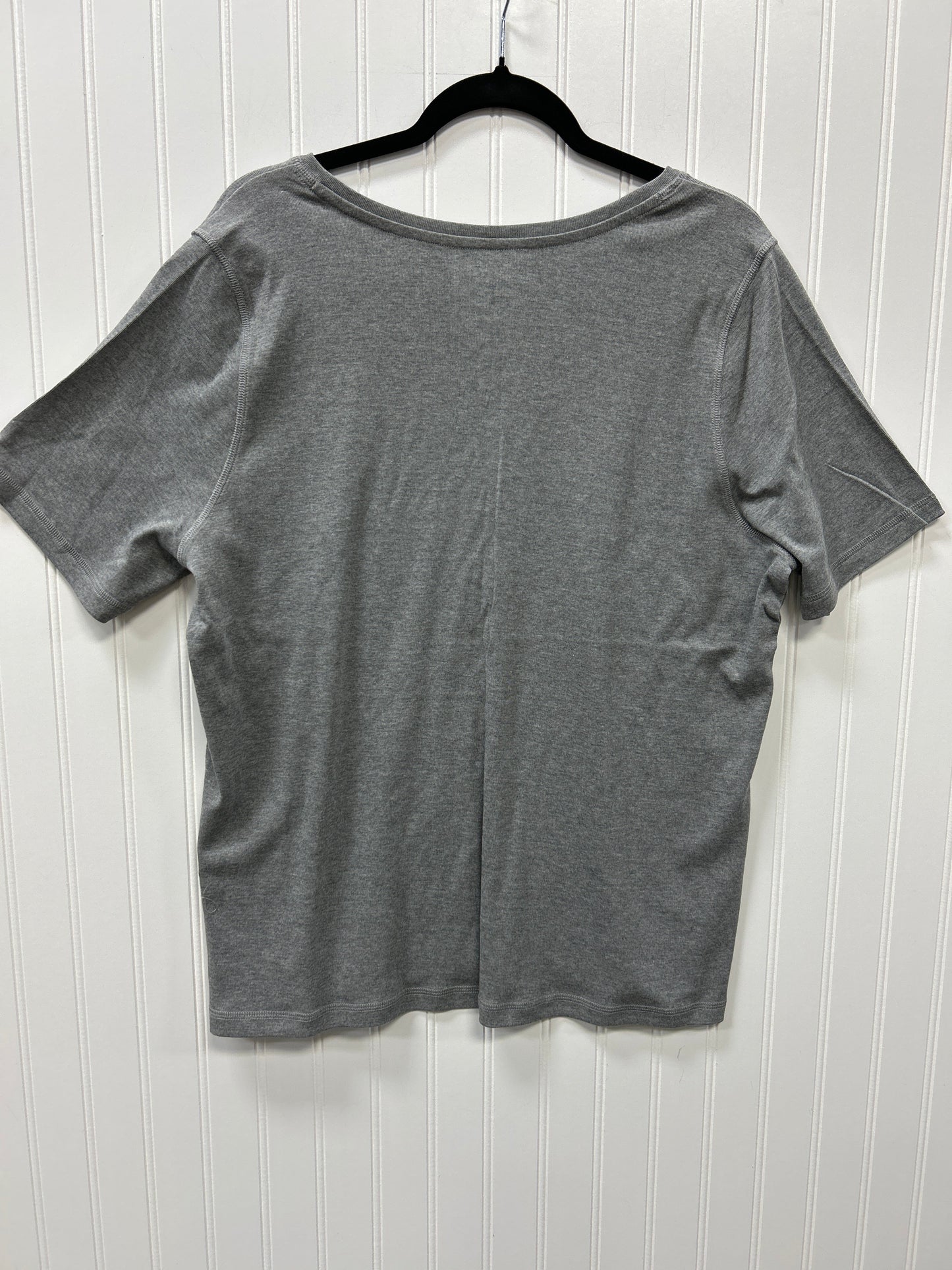 Top Ss By Cj Banks In Grey, Size:1X