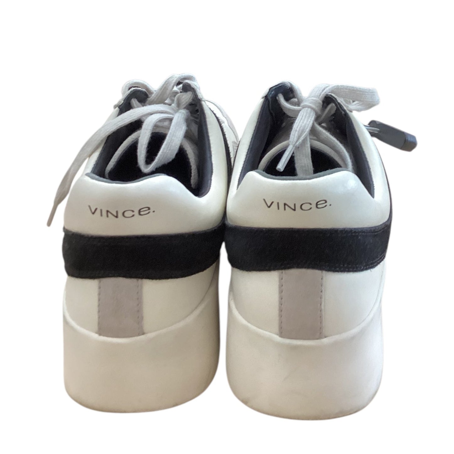 Shoes Flats By Vince In Black & White, Size:7.5
