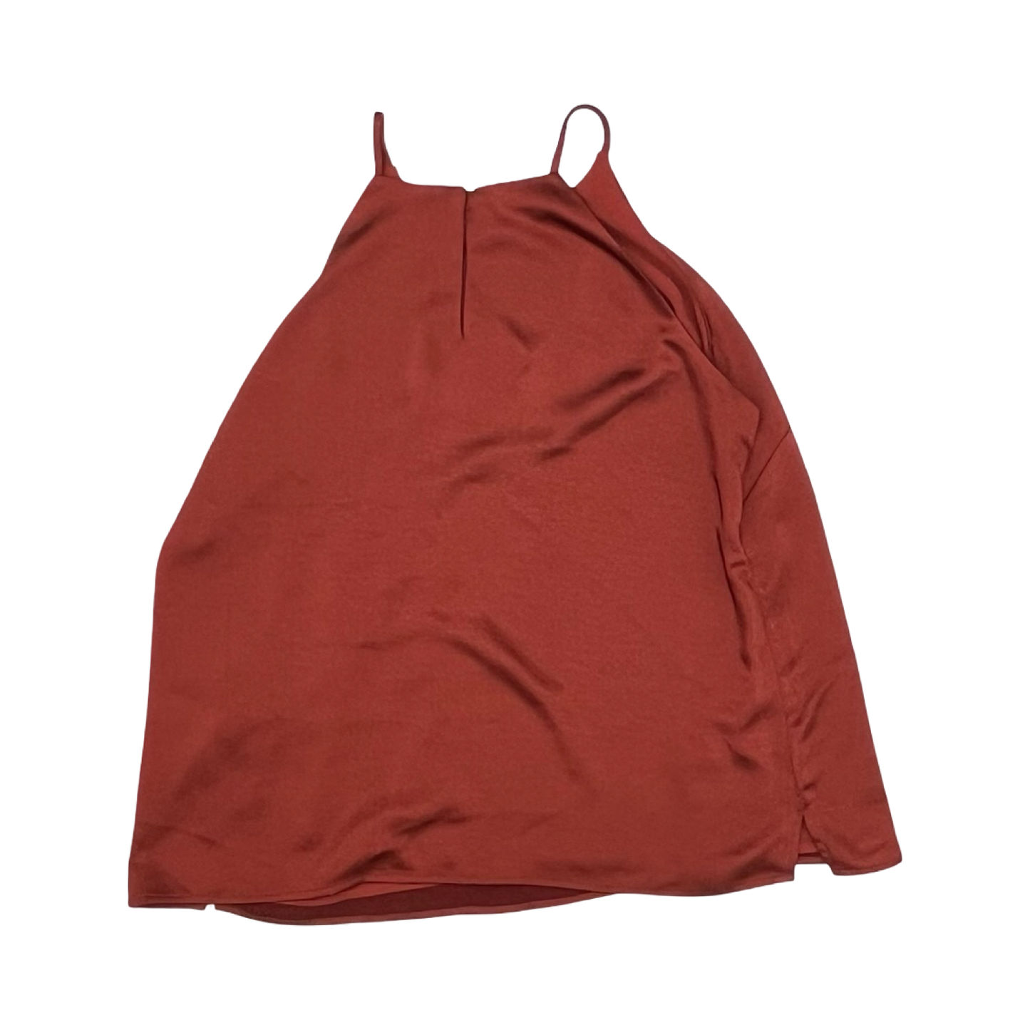 Blouse Sleeveless By Vince Camuto In Orange, Size:L