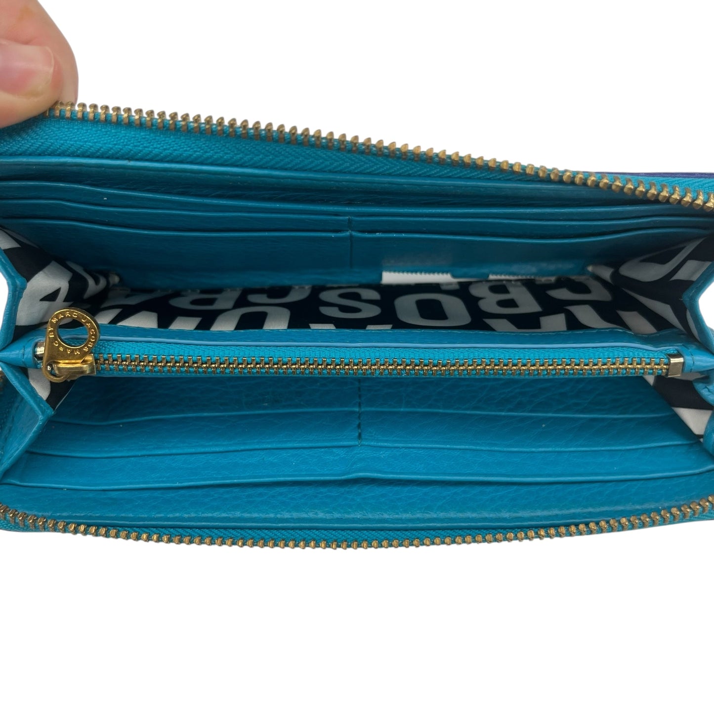 Wallet Designer By Marc By Marc Jacobs In Blue, Size:Large