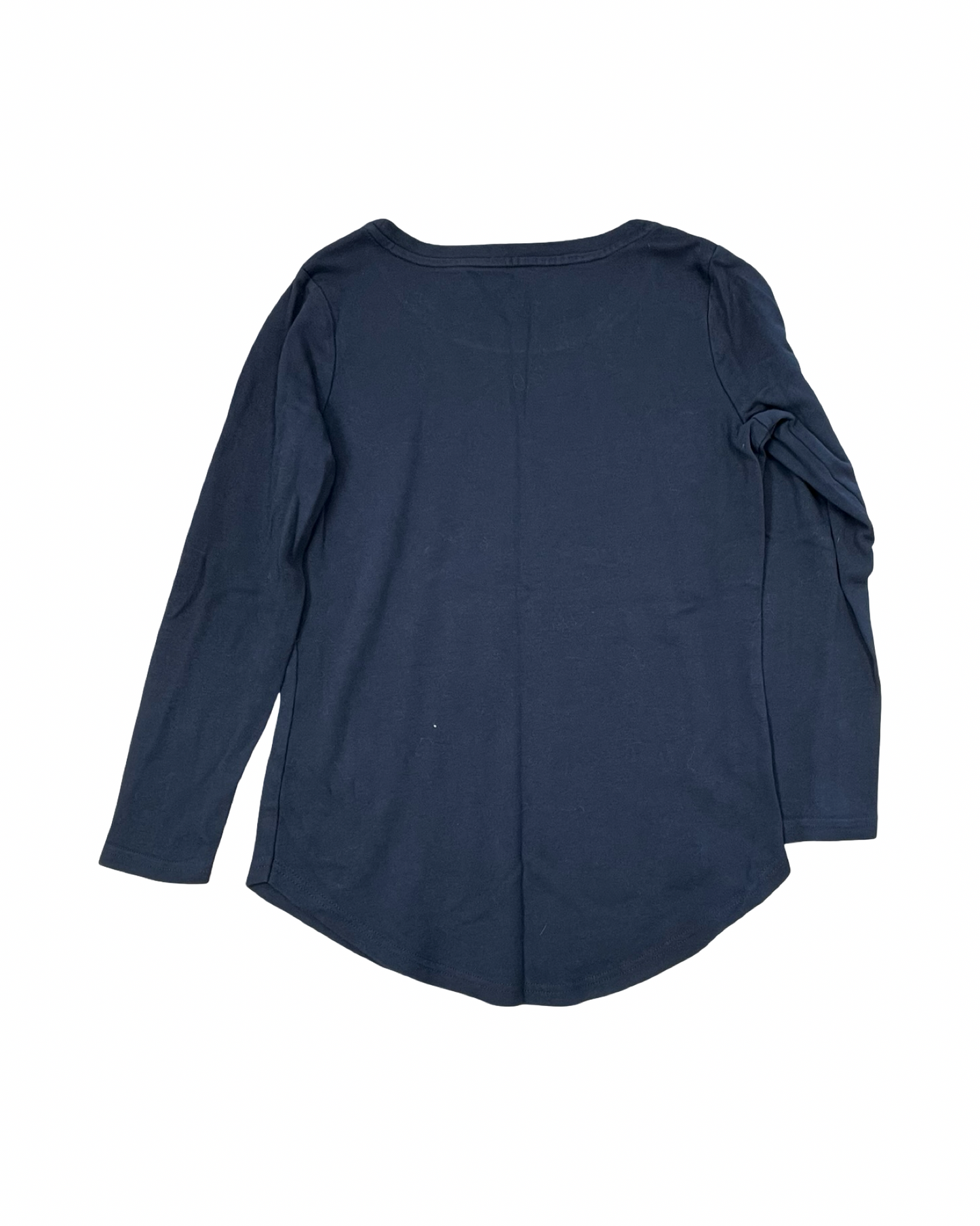 Top Ls Basic By Isaac Mizrahi In Grey, Size:Xs