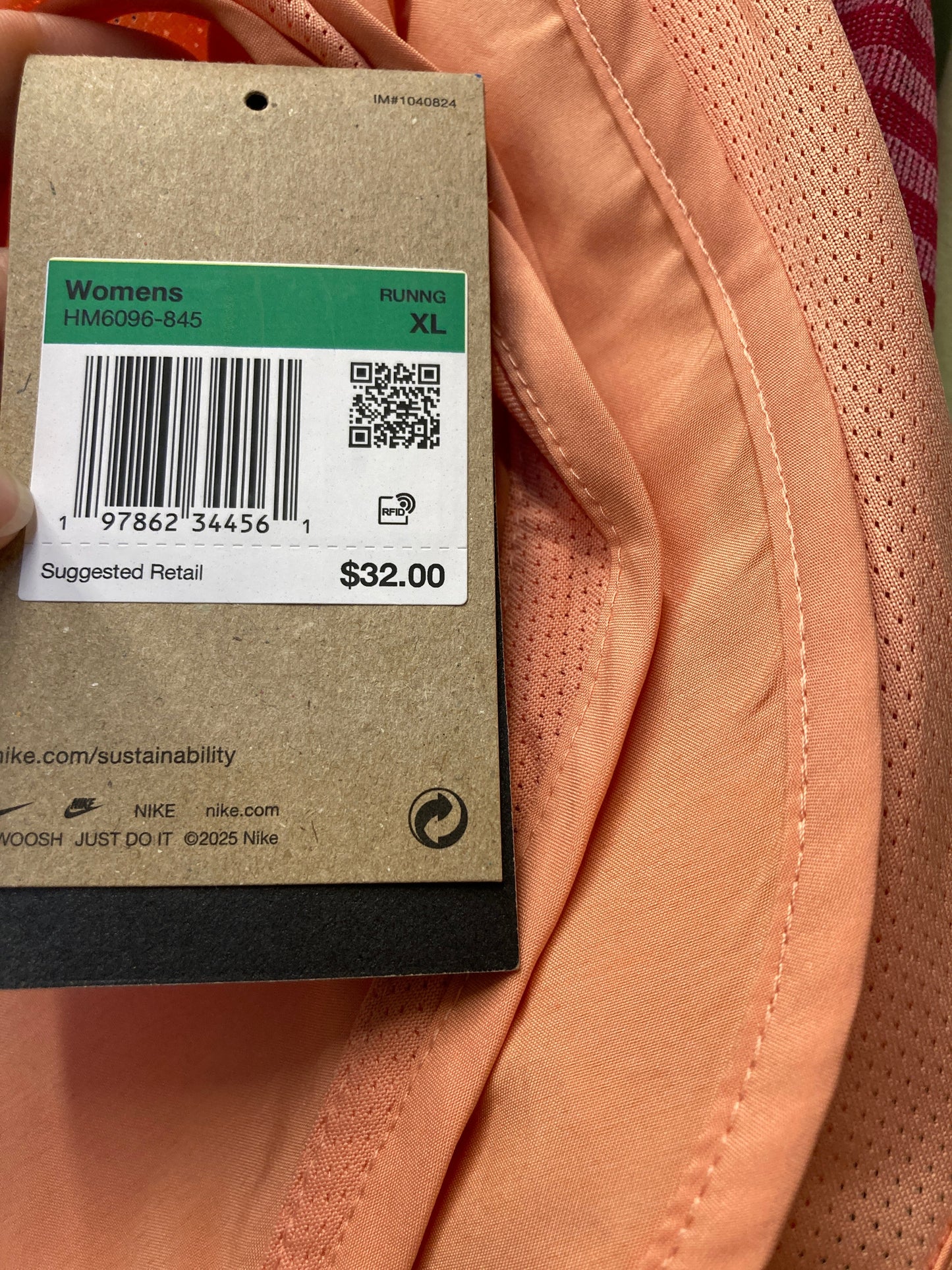 Athletic Shorts By Nike In Orange, Size:Xl