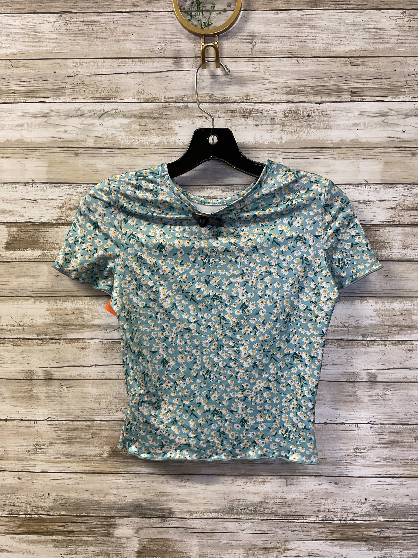Top Ss By Shein In Floral Print, Size:Xs