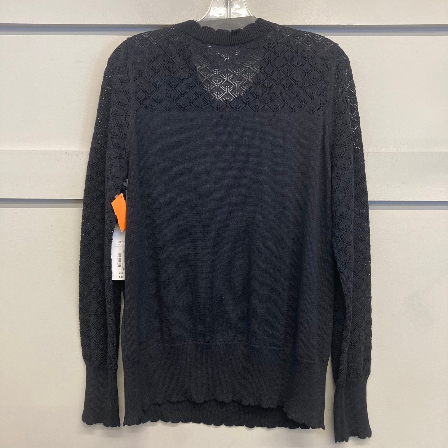 Sweater By Liz Claiborne In Black, Size:1X