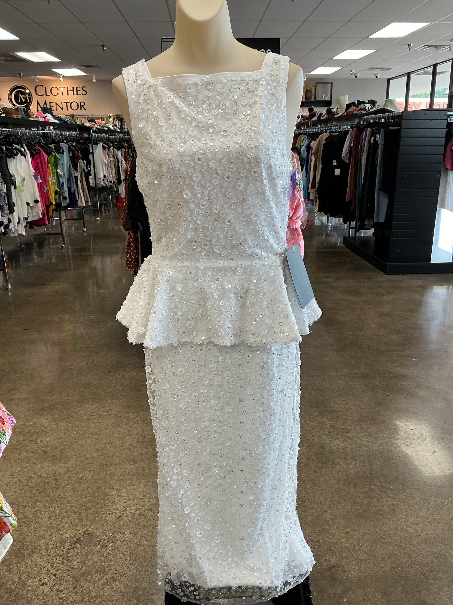 Dress Party Long By Lulus In White, Size:S