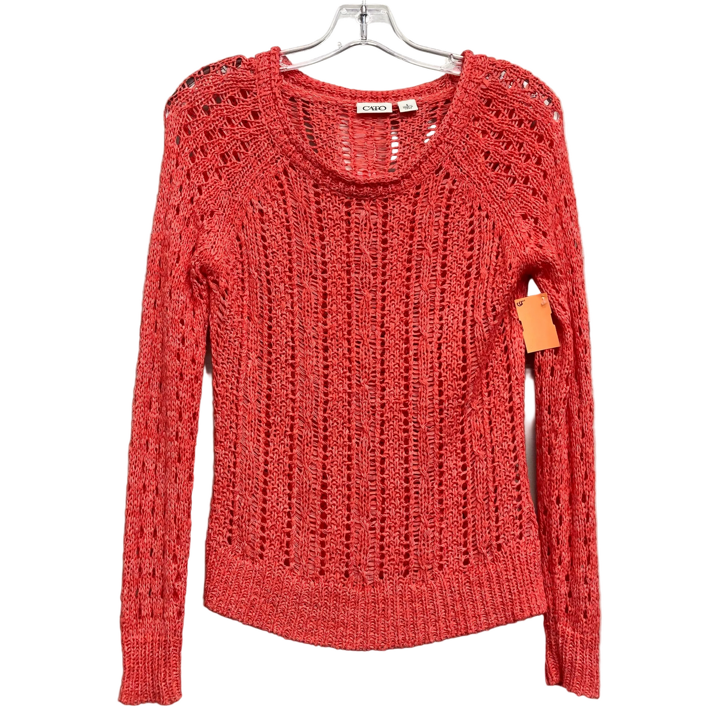 Sweater By Cato In Orange, Size:S