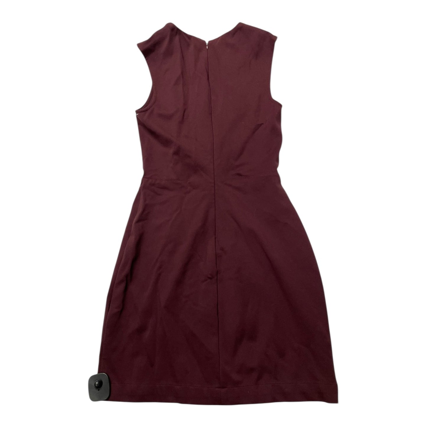 Dress Casual Midi By Banana Republic In Maroon, Size:0