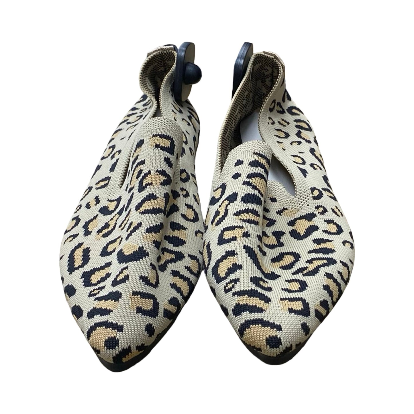 Shoes Flats By Clothes Mentor In Animal Print, Size:10