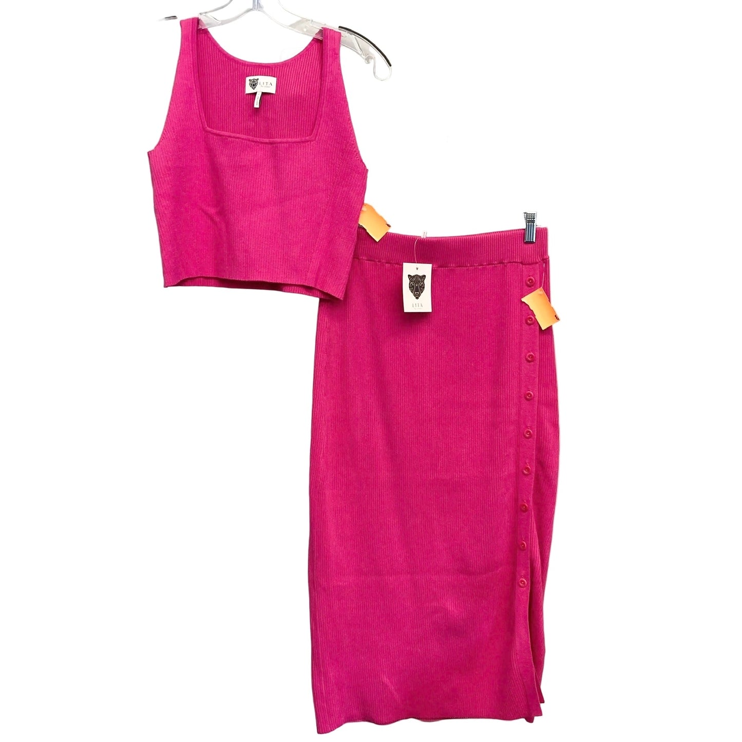 Skirt Set 2Pc By Lita In Pink, Size:12