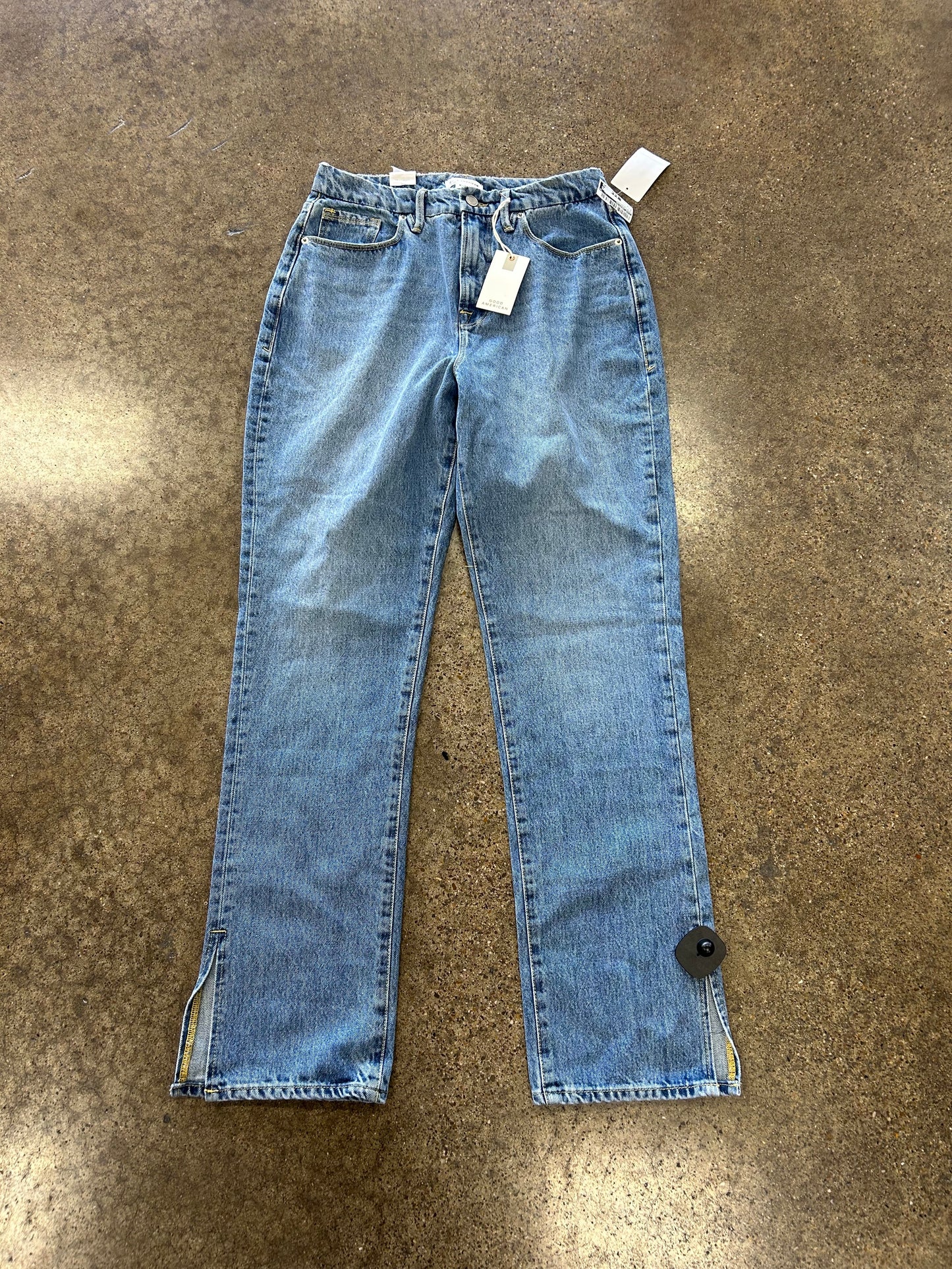 Jeans Straight By Good American In Blue Denim, Size:6