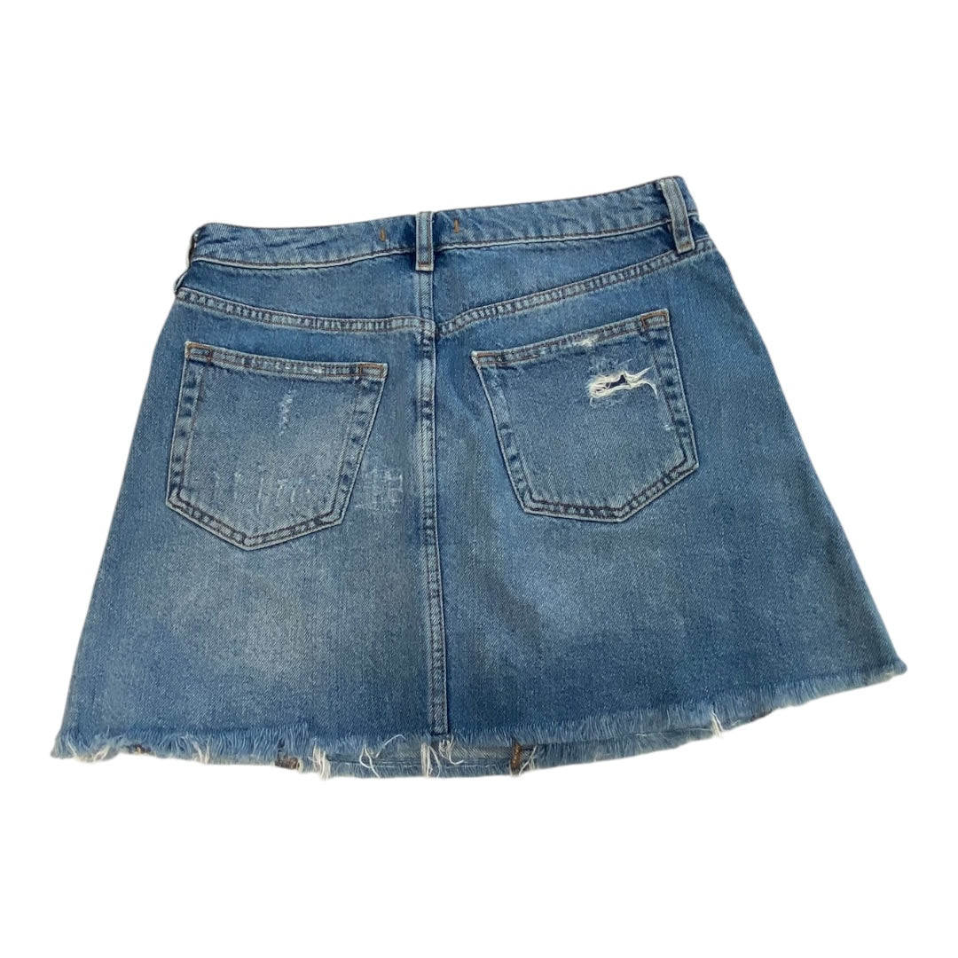 Skirt Mini & Short By We The Free In Blue Denim, Size:6