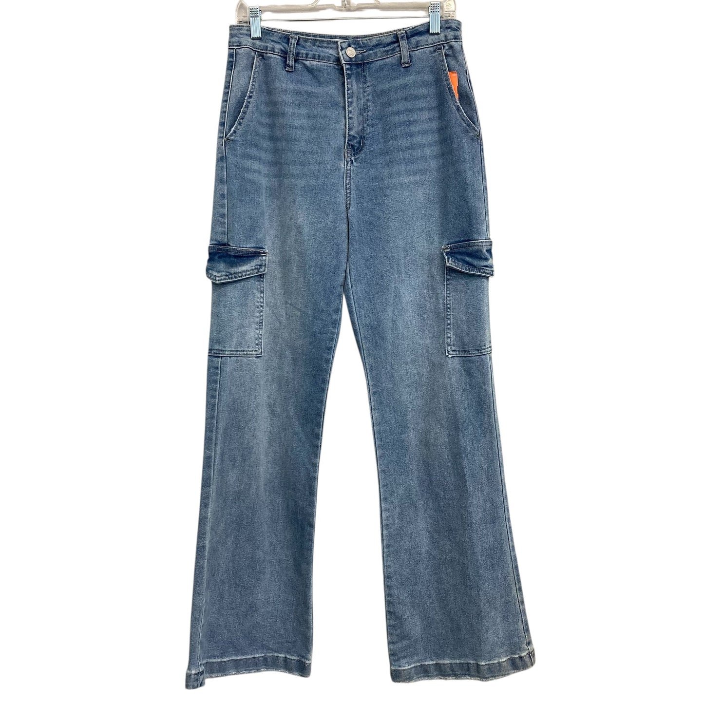 Jeans Flared By Kancan In Blue Denim, Size:4