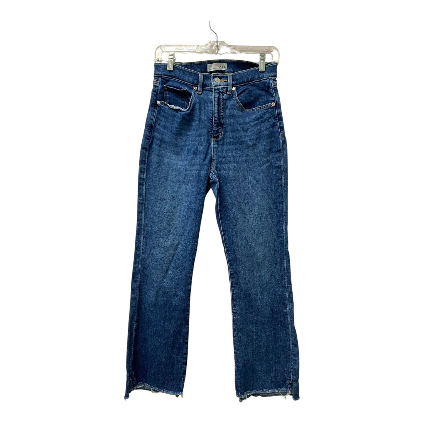 Jeans Cropped By Loft In Blue, Size:4