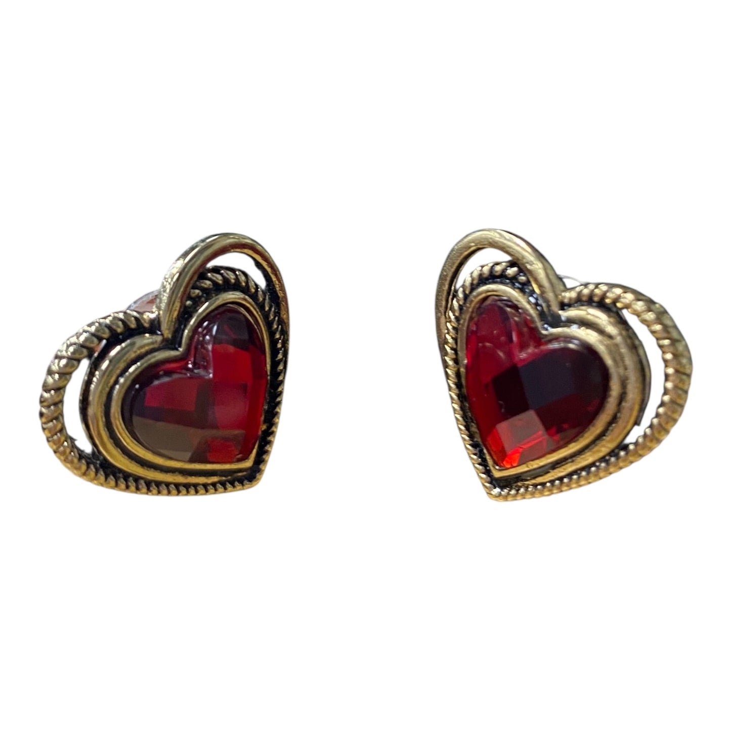 Earrings Stud In Red