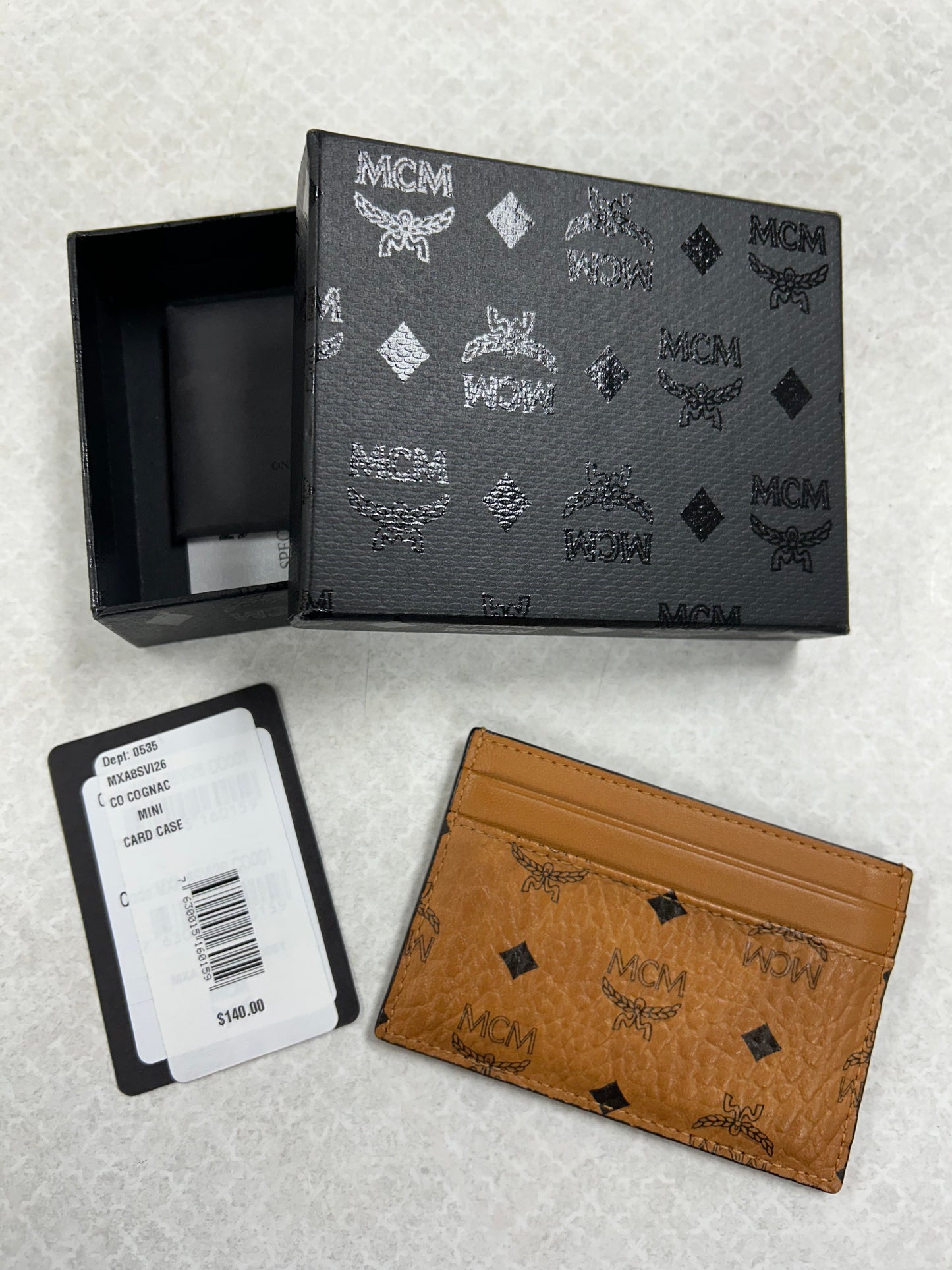 Wallet Luxury Designer By Mcm In Tan, Size:Small