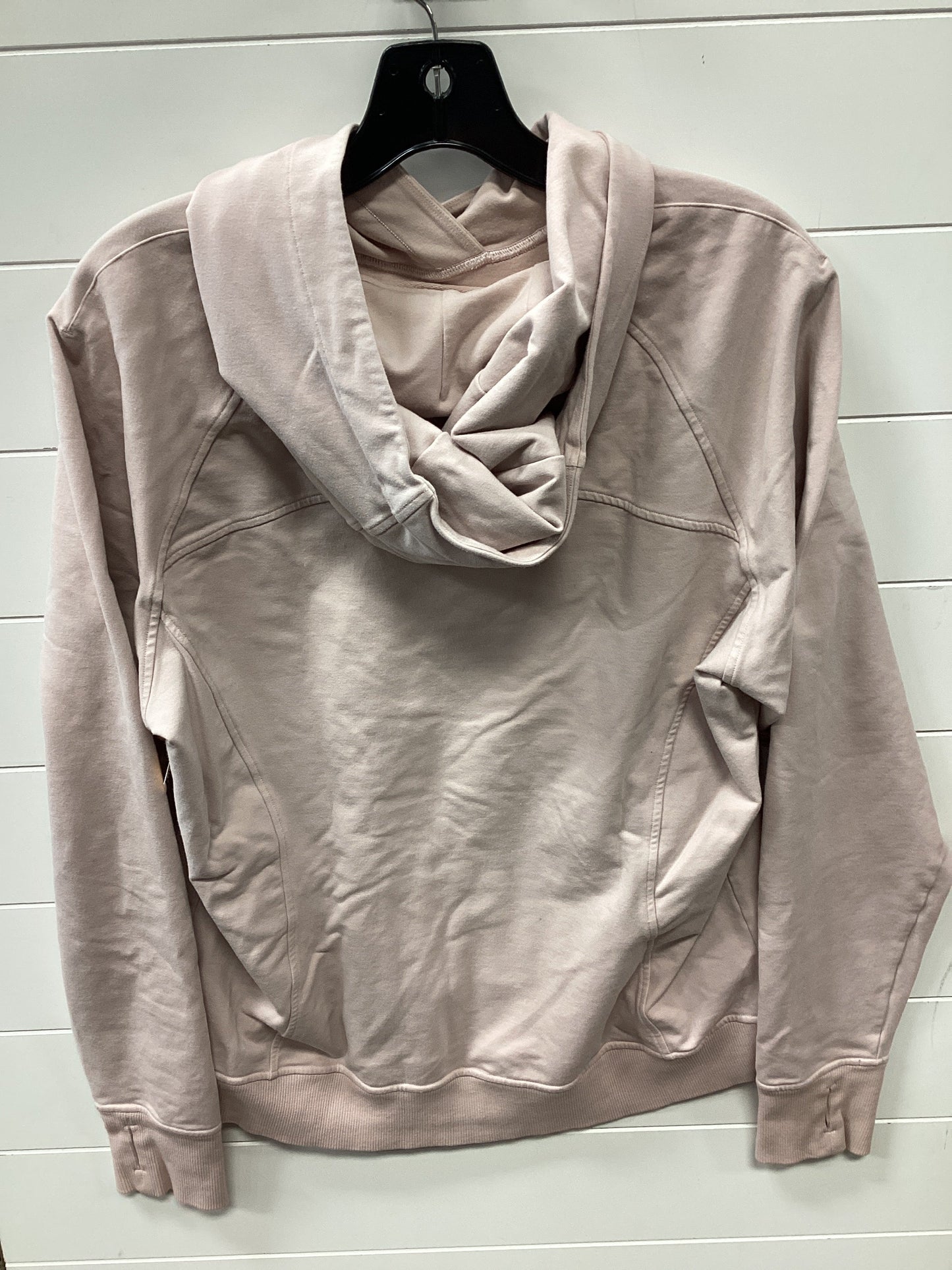 Athletic Top Ls Hoodie By Lululemon In Pink, Size:S
