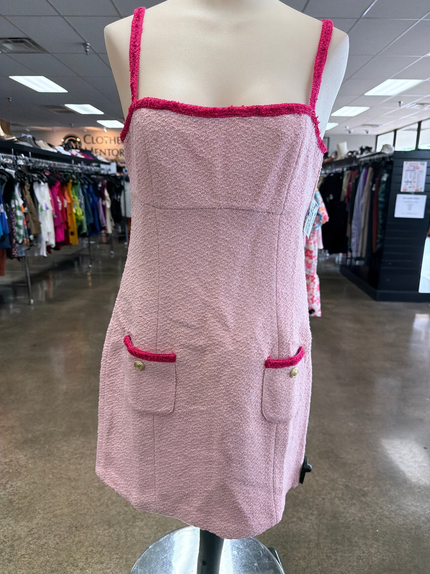 Dress Party Short By Amanda Uprichard In Pink, Size:S