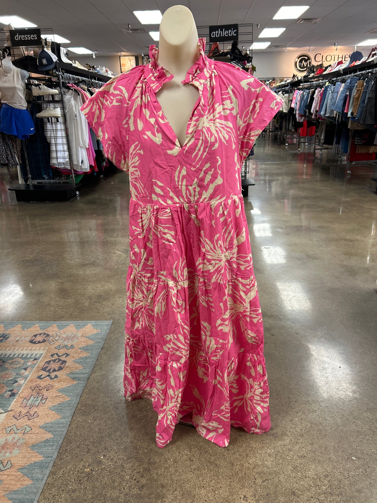 Dress Casual Maxi By Pinch In Pink & Tan, Size:M