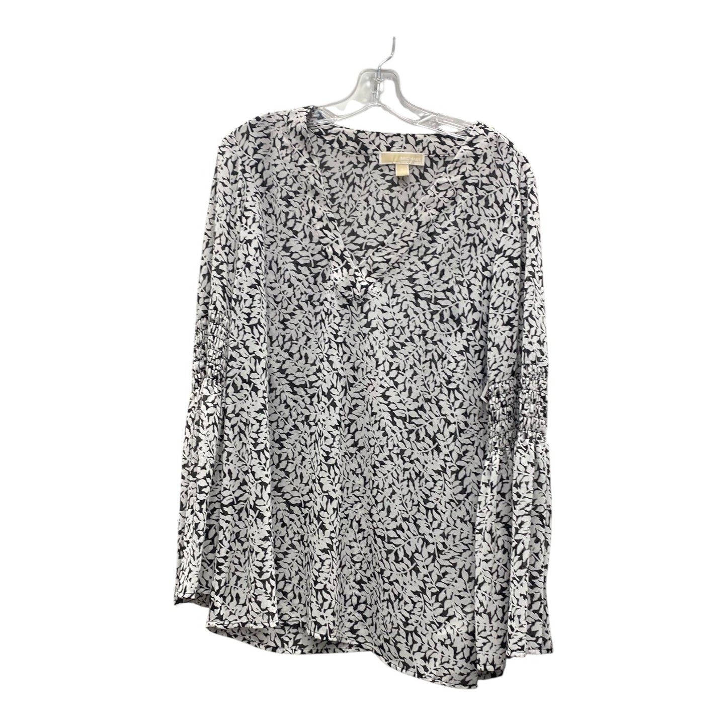 Top Ls By Michael By Michael Kors In Black & White, Size:M