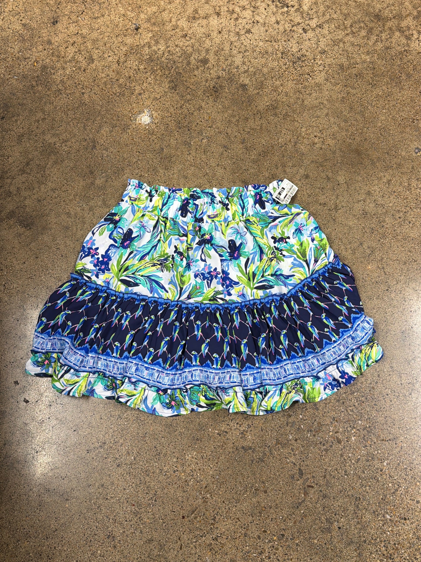 Skirt Designer By Lilly Pulitzer In Blue & Green, Size:M