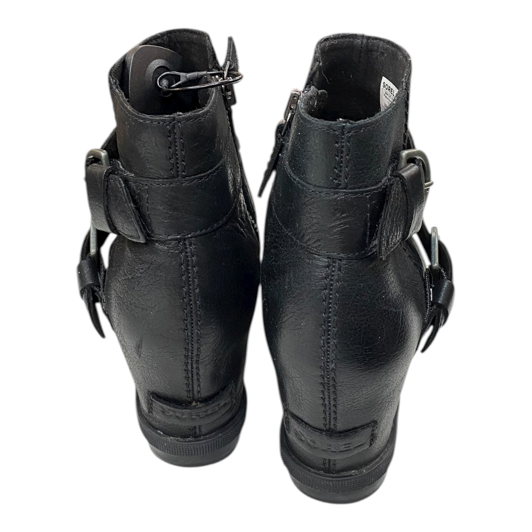 Boots Designer By Sorel In Black, Size:10