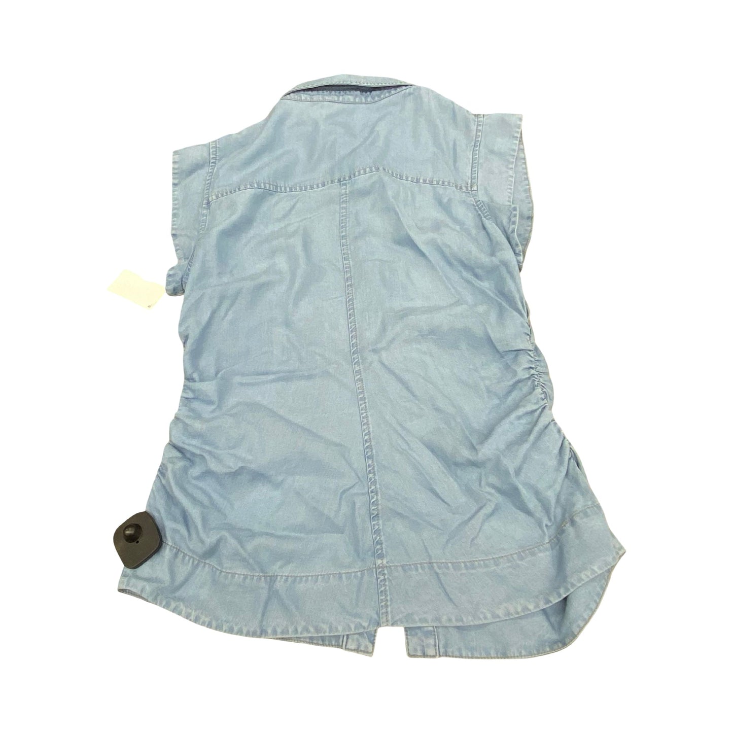 Top Sleeveless By Kut In Blue Denim, Size:S