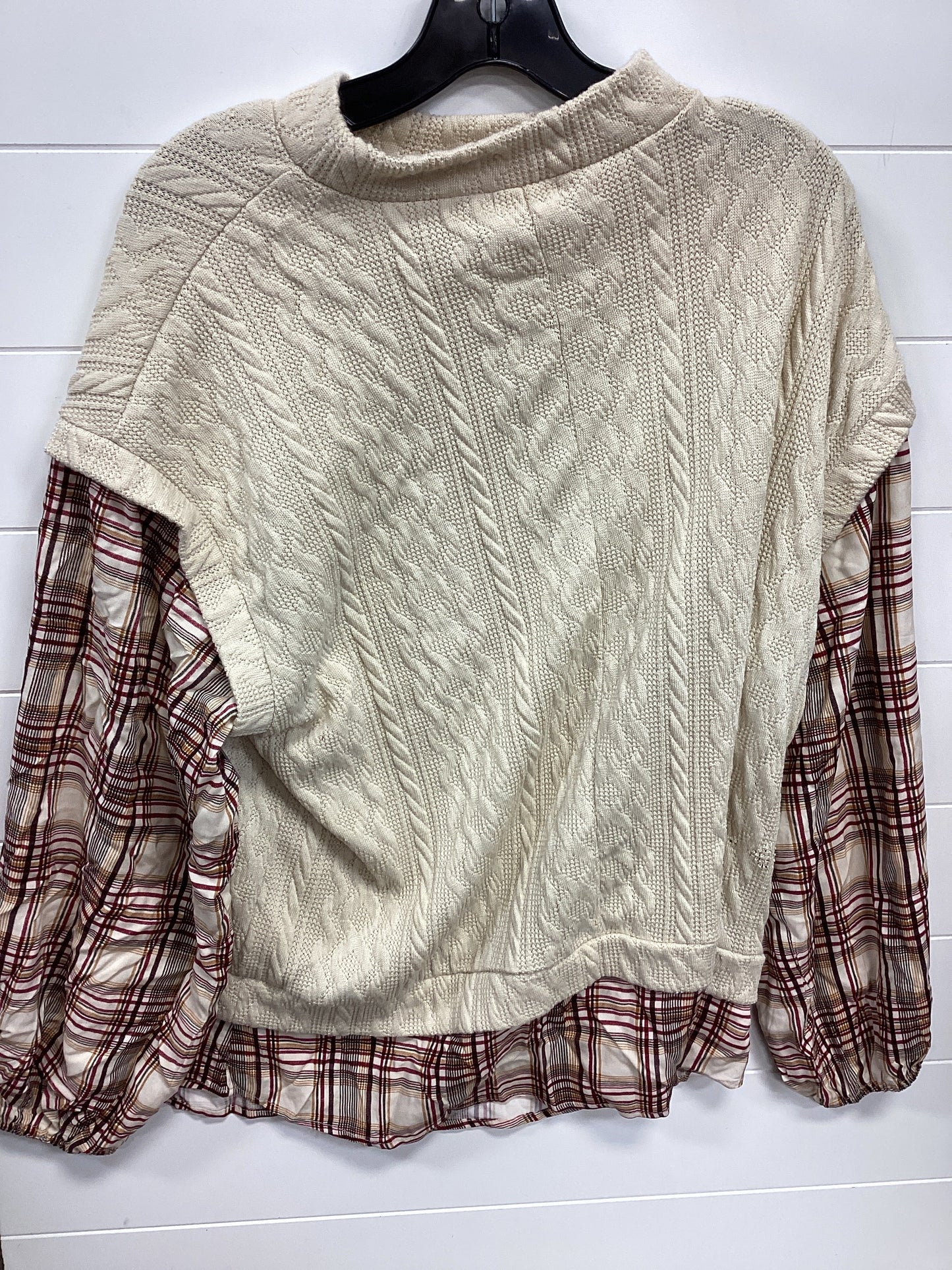 Top Ls By Maurices In Cream, Size:Xl