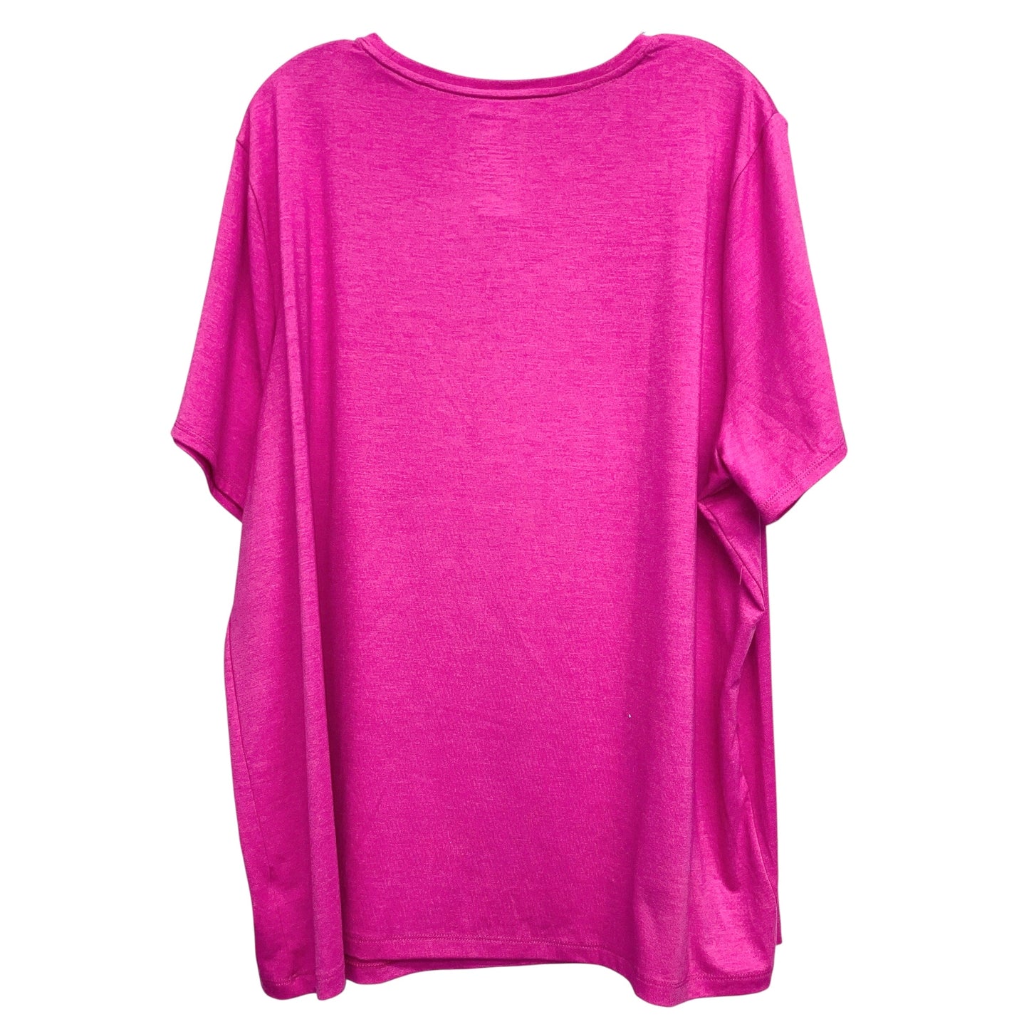 Top Ss Basic By Nine West In Pink, Size:3X
