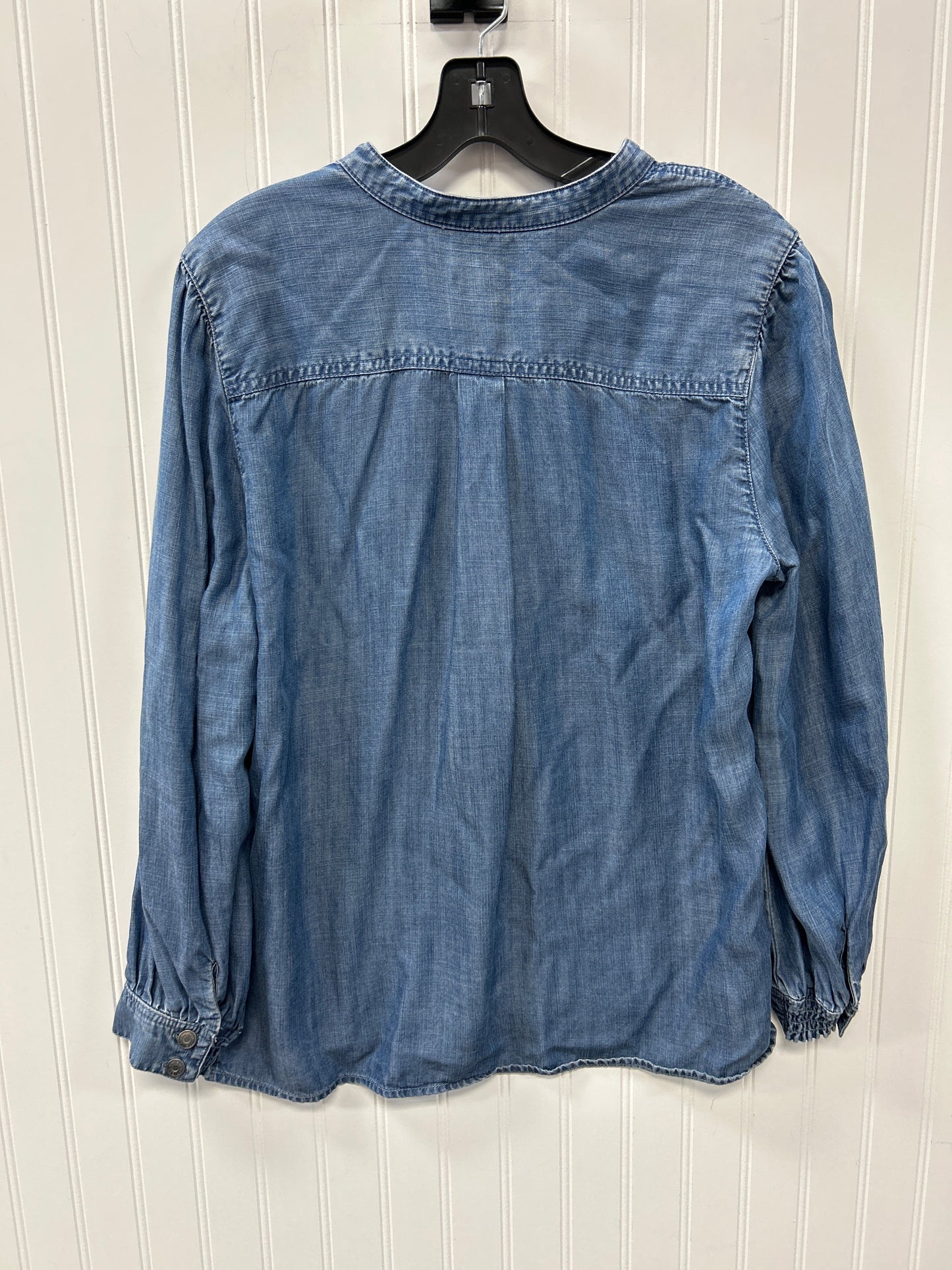 Top Ls By Chicos In Blue Denim, Size:M