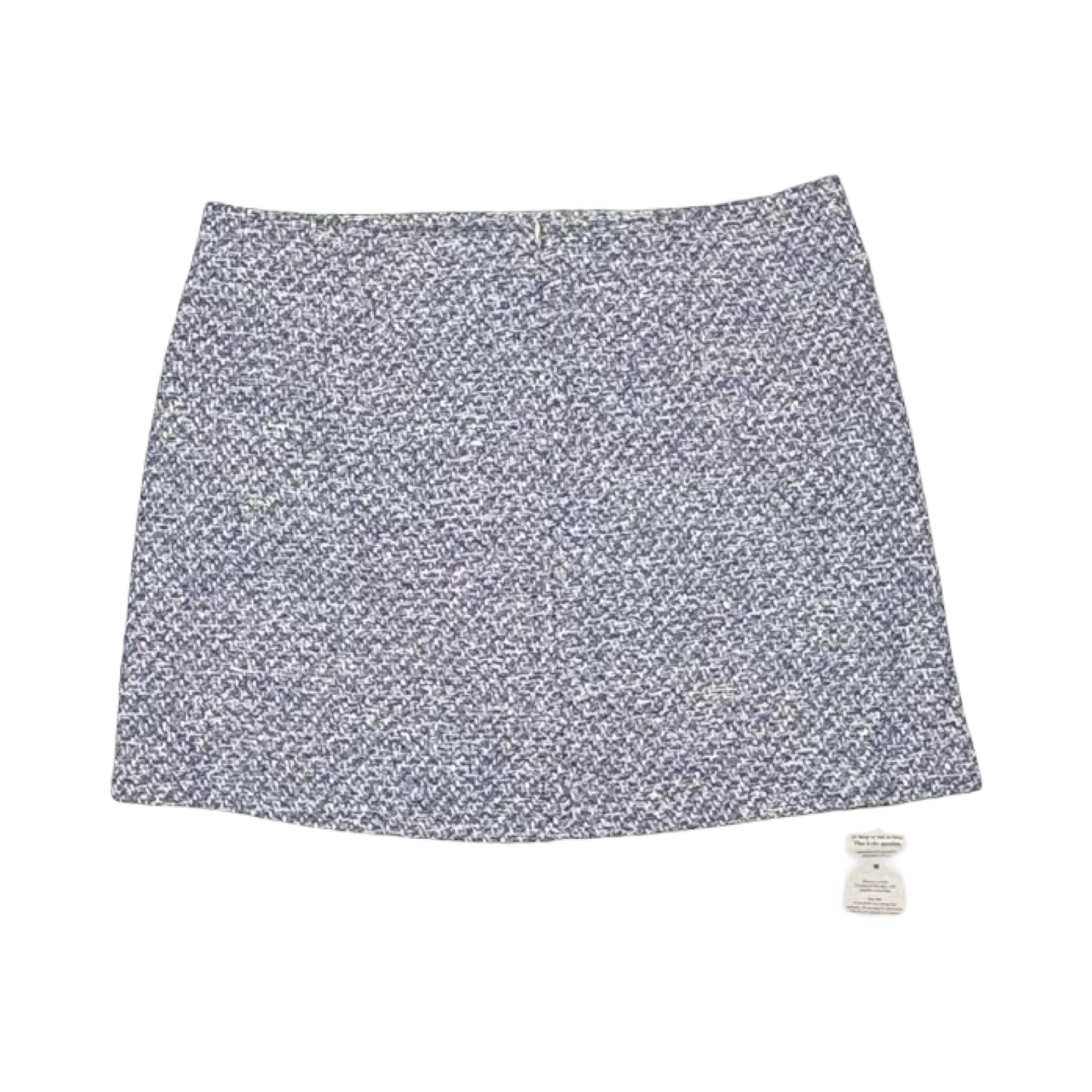 Skirt Mini & Short By Clothes Mentor In Blue & White, Size:16