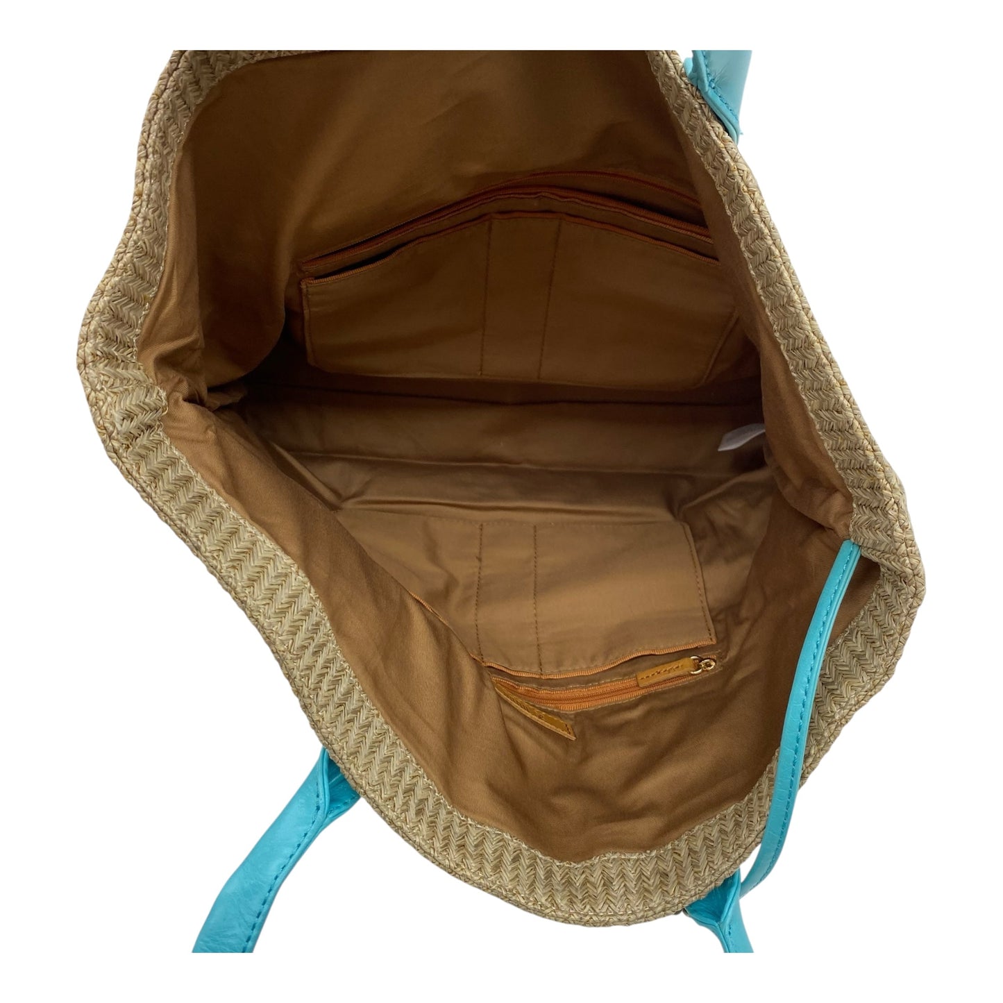 Handbag By Hobo Intl In Blue & Brown, Size:Large