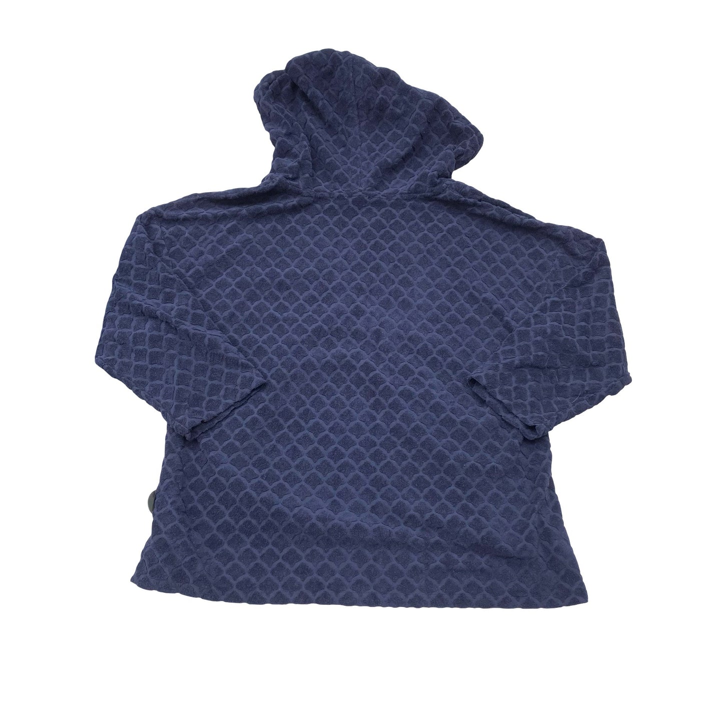 Sweatshirt Hoodie By Talbots In Navy, Size:L