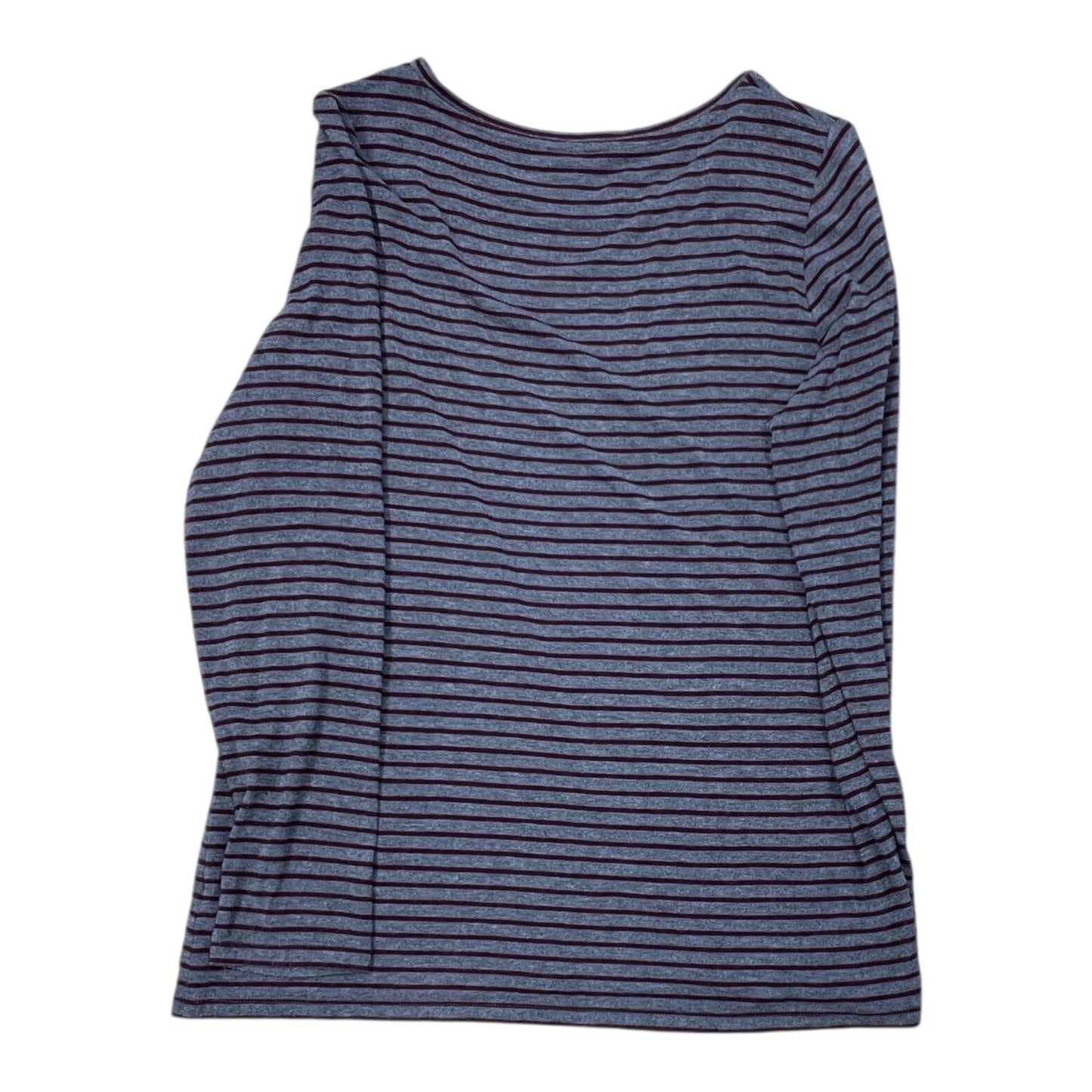 Top Ls By Talbots In Grey & Red, Size:L