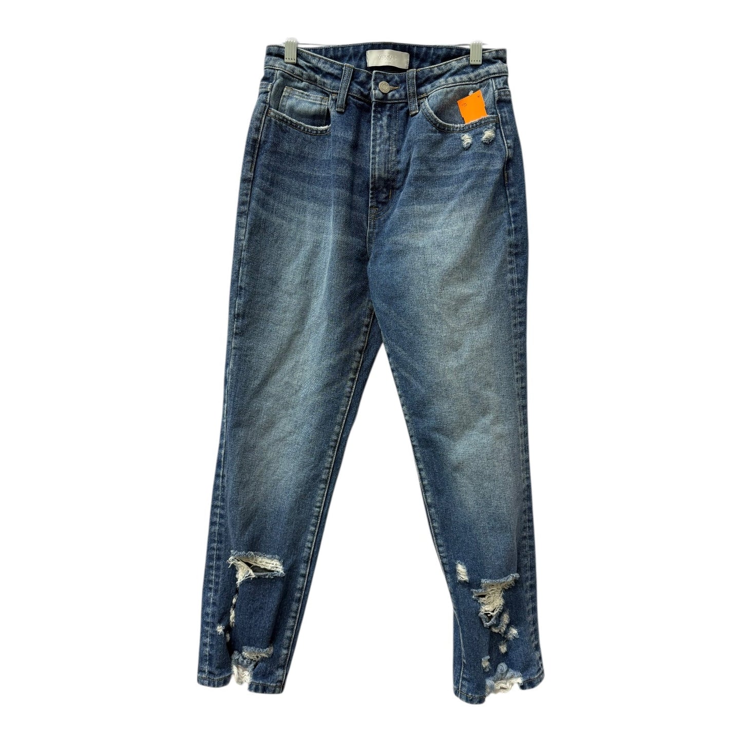 Jeans Straight By Vervet In Blue Denim, Size:2
