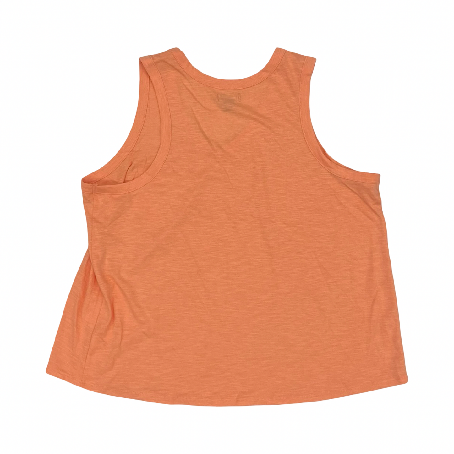 Top Sleeveless By Falls Creek In Orange, Size:1X