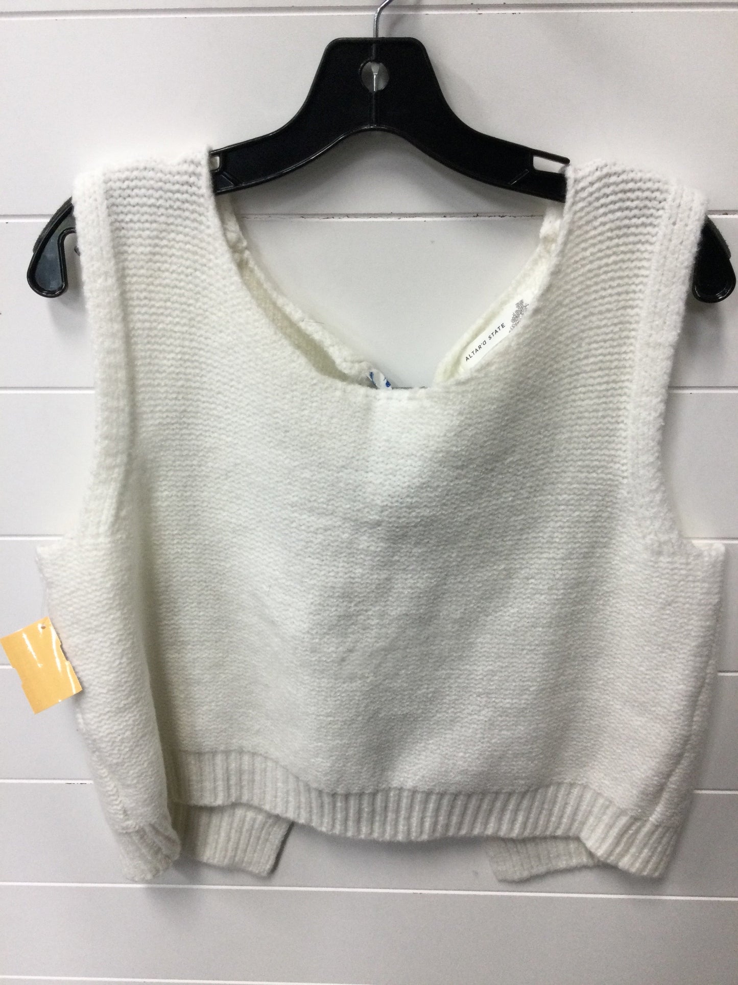 Vest Sweater By Altard State In Cream, Size:L