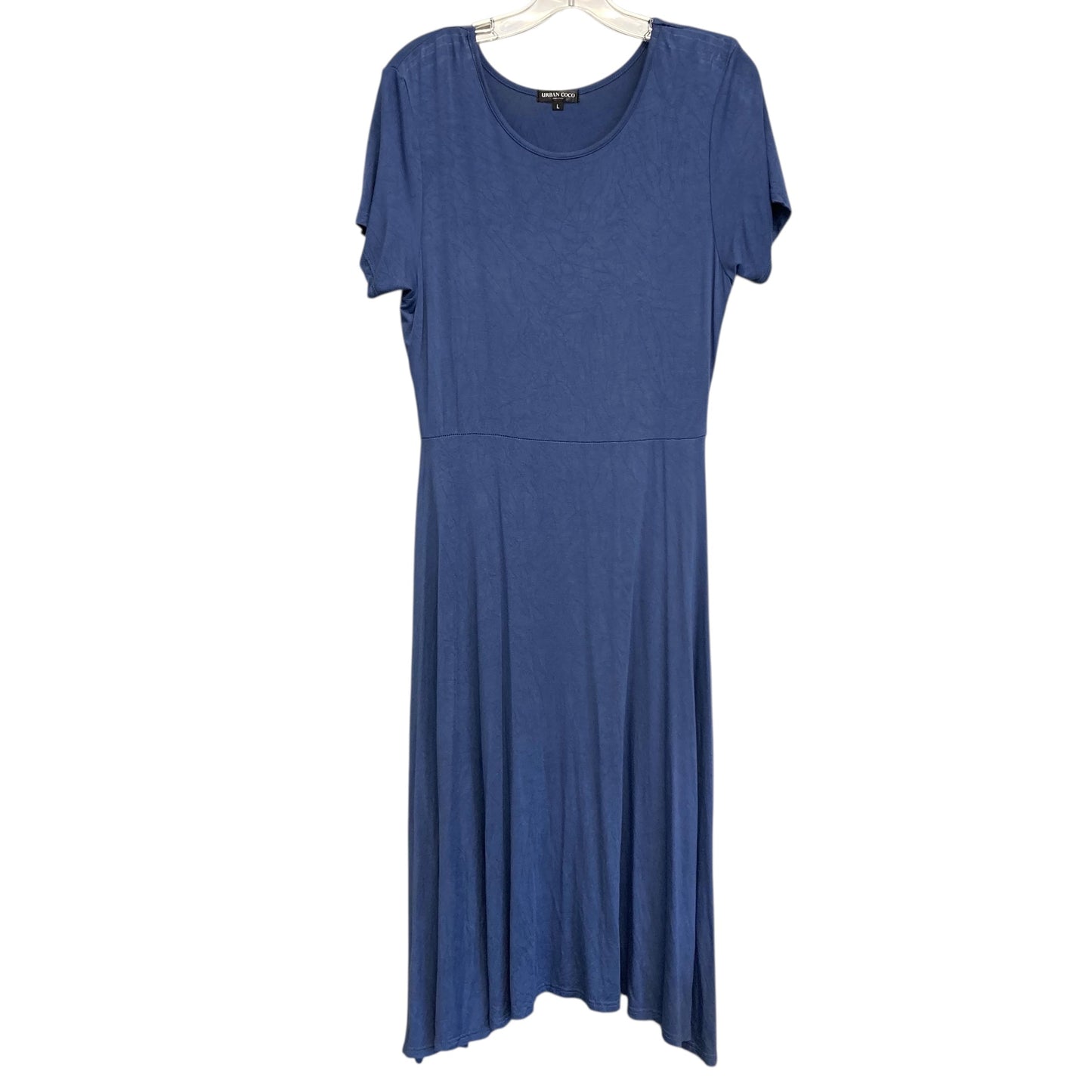 Dress Casual Midi By Urban Coco In Blue, Size:L