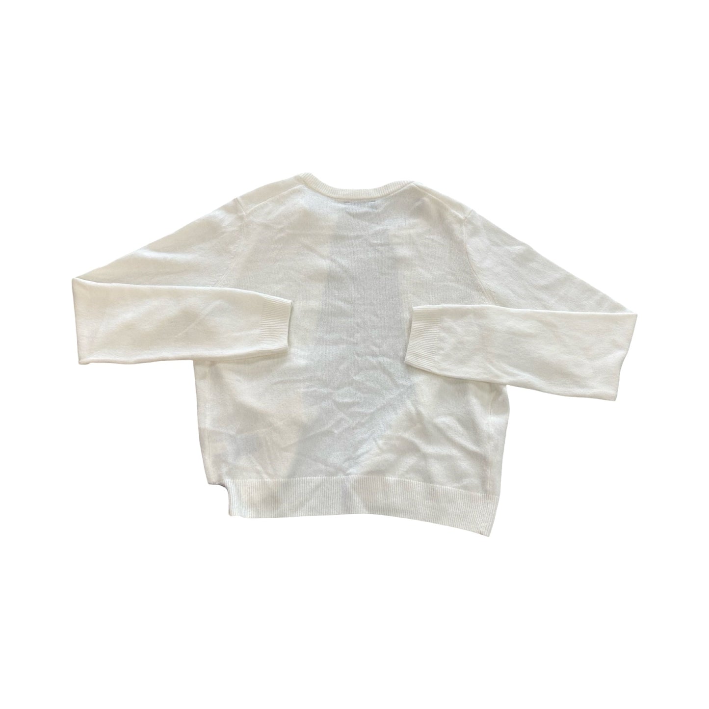 Sweater Cardigan By Gap In Cream, Size:Xs