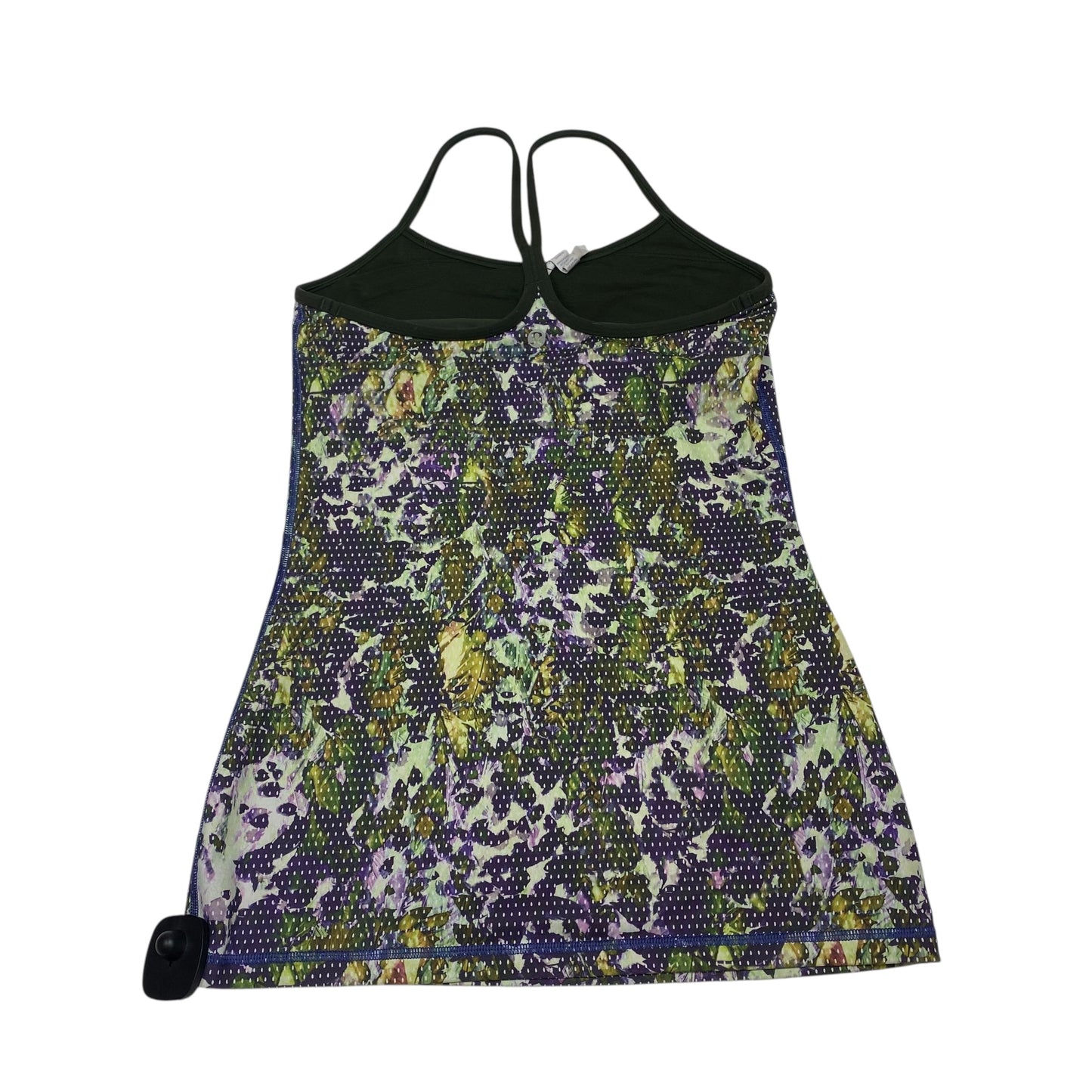 Athletic Tank Top By Lululemon In Green & Purple, Size:S