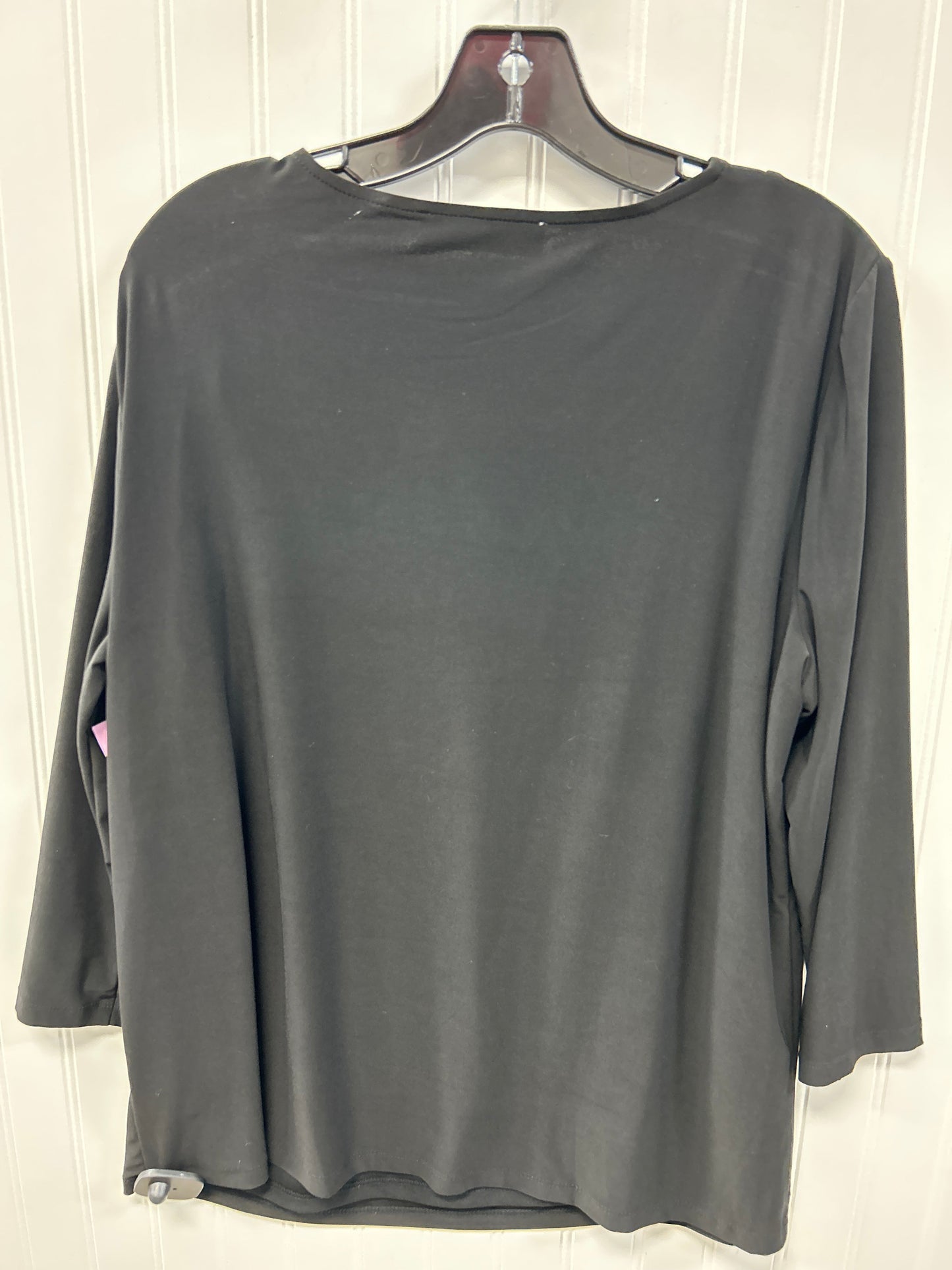Top Ls By Kasper In Black, Size:Xl